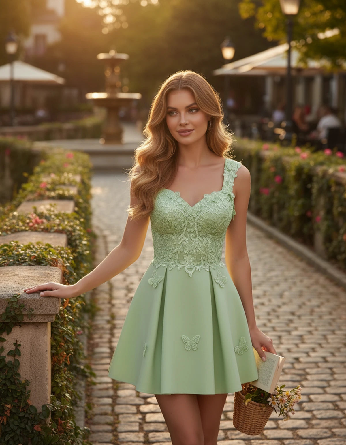 Papillon Mini Dress — Sage | SKU: SD-77123-sage-2,SD-77123-sage-4,SD-77123-sage-6,SD-77123-sage-8,SD-77123-sage-10,SD-77123-sage-12,SD-77123-sage-14,SD-77123-sage-14W,SD-77123-sage-16,SD-77123-sage-16W,SD-77123-sage-18W,SD-77123-sage-20W