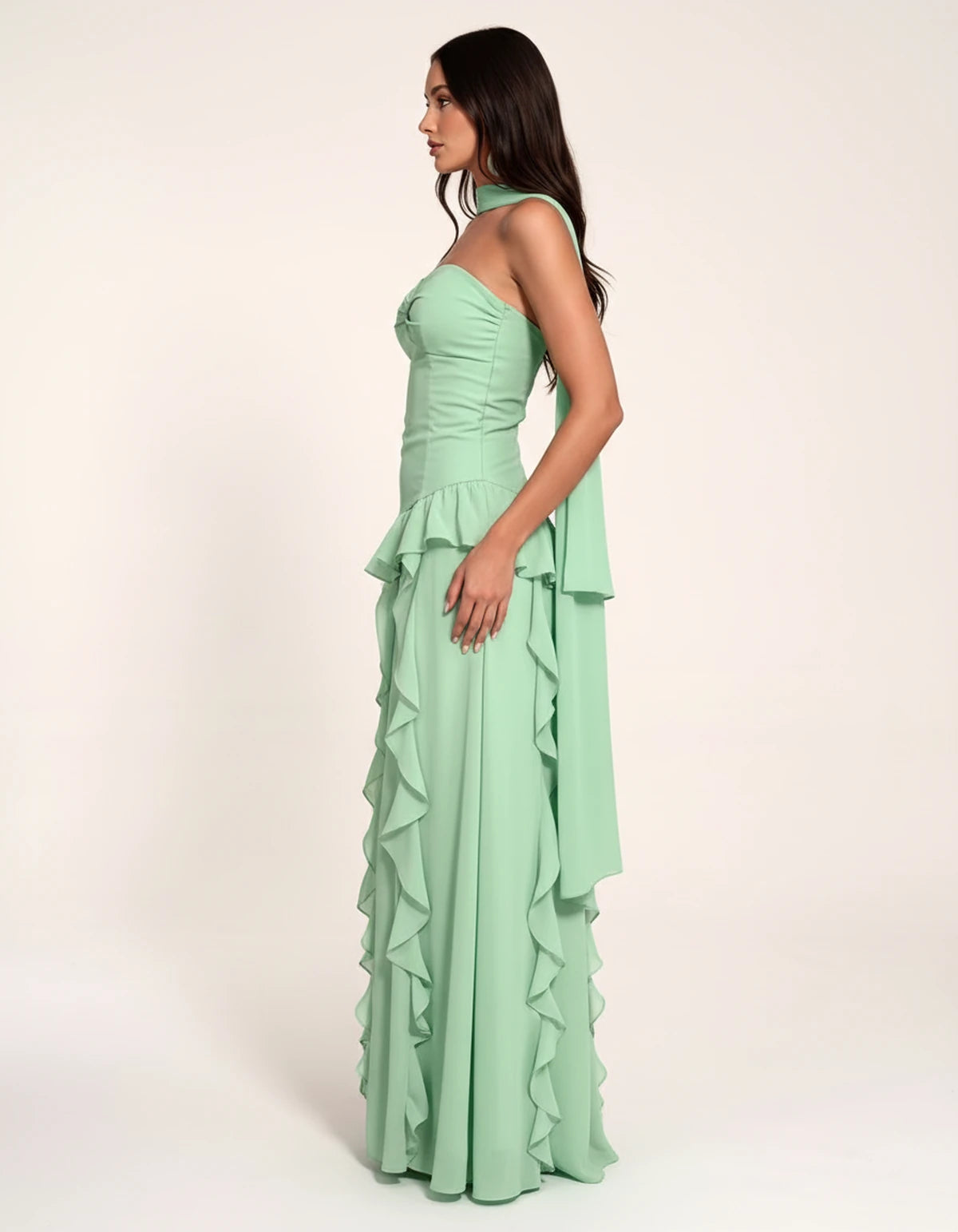 Parthenia Maxi Dress — Mint Green | SKU: SD-69572-mintgreen-XS,SD-69572-mintgreen-S,SD-69572-mintgreen-M,SD-69572-mintgreen-L,SD-69572-mintgreen-XL,SD-69572-mintgreen-2XL