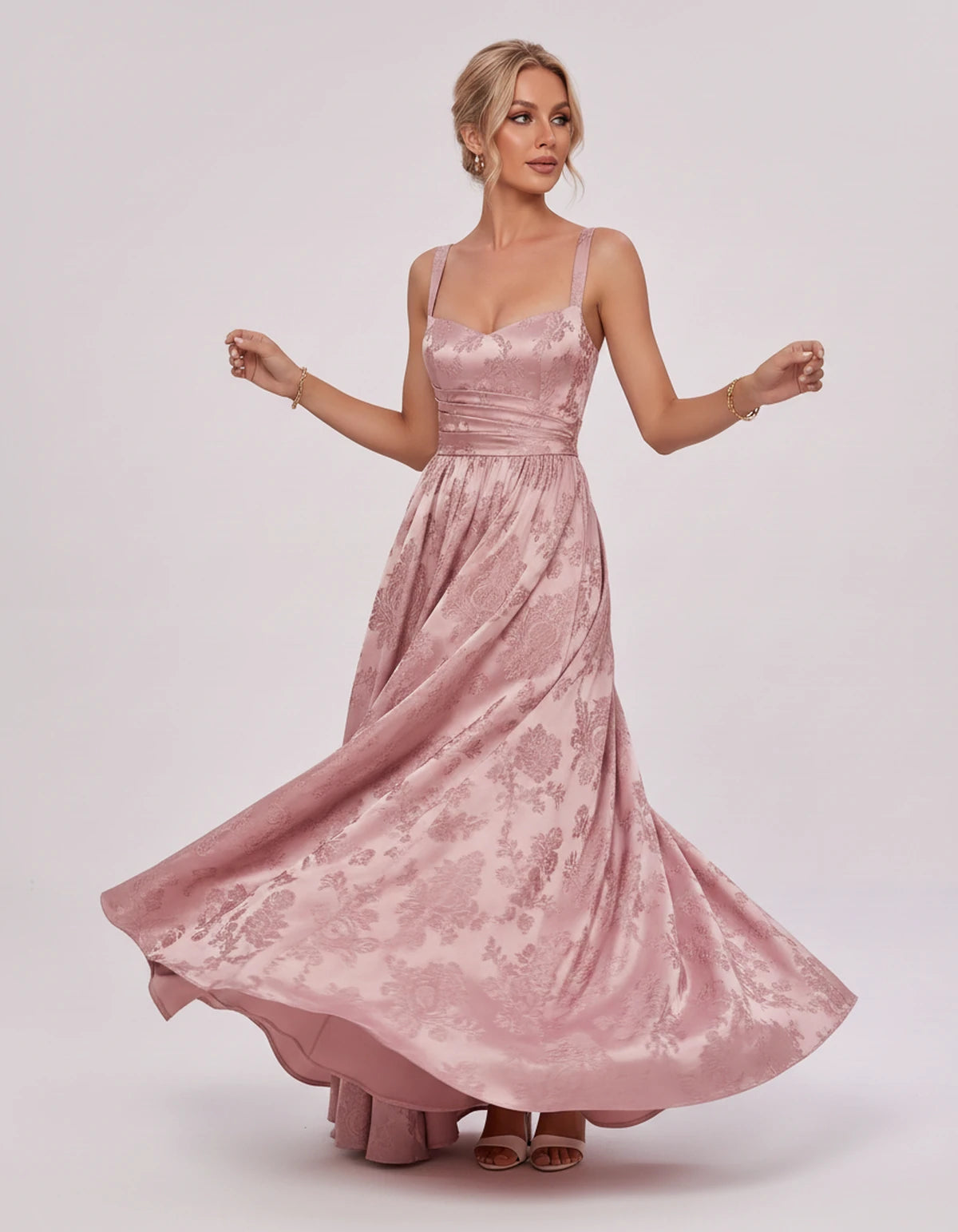 Pasadena Midi Dresses — Dusty Rose | SKU: SD-73317-dustyrose-2,SD-73317-dustyrose-4,SD-73317-dustyrose-6,SD-73317-dustyrose-8,SD-73317-dustyrose-10,SD-73317-dustyrose-12,SD-73317-dustyrose-14,SD-73317-dustyrose-16,SD-73317-dustyrose-16W,SD-73317-dustyrose-18W,SD-73317-dustyrose-20W,SD-73317-dustyrose-22W