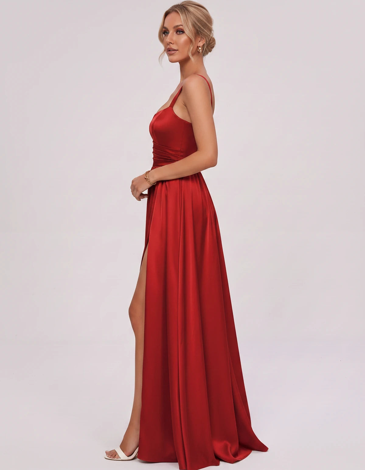 Pasadena Midi Dresses — Red | SKU: SD-73317-red-2,SD-73317-red-4,SD-73317-red-6,SD-73317-red-8,SD-73317-red-10,SD-73317-red-12,SD-73317-red-14,SD-73317-red-16,SD-73317-red-16W,SD-73317-red-18W,SD-73317-red-20W,SD-73317-red-22W