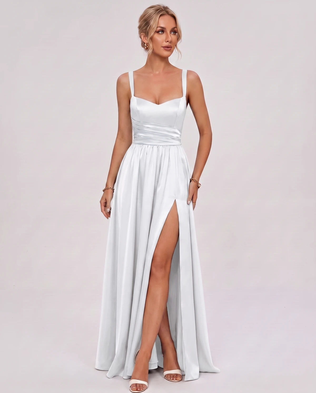 Pasadena Midi Dresses — White