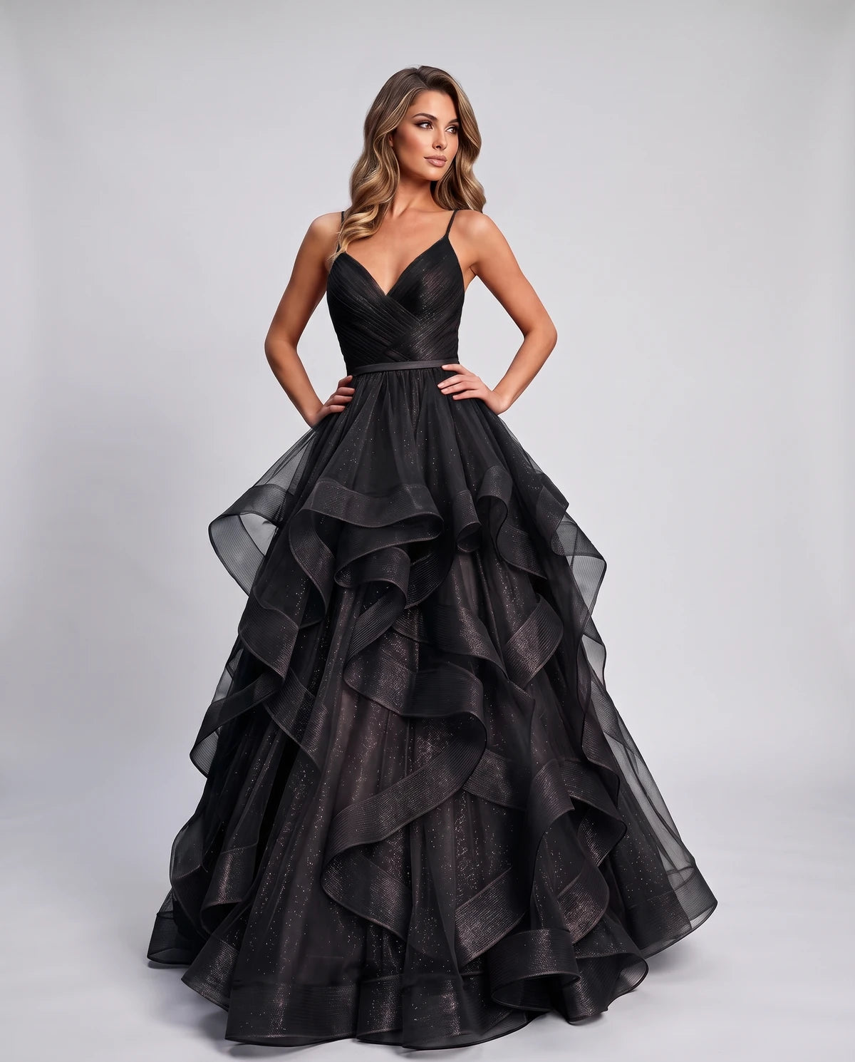 Pastorale Maxi Dress — Black