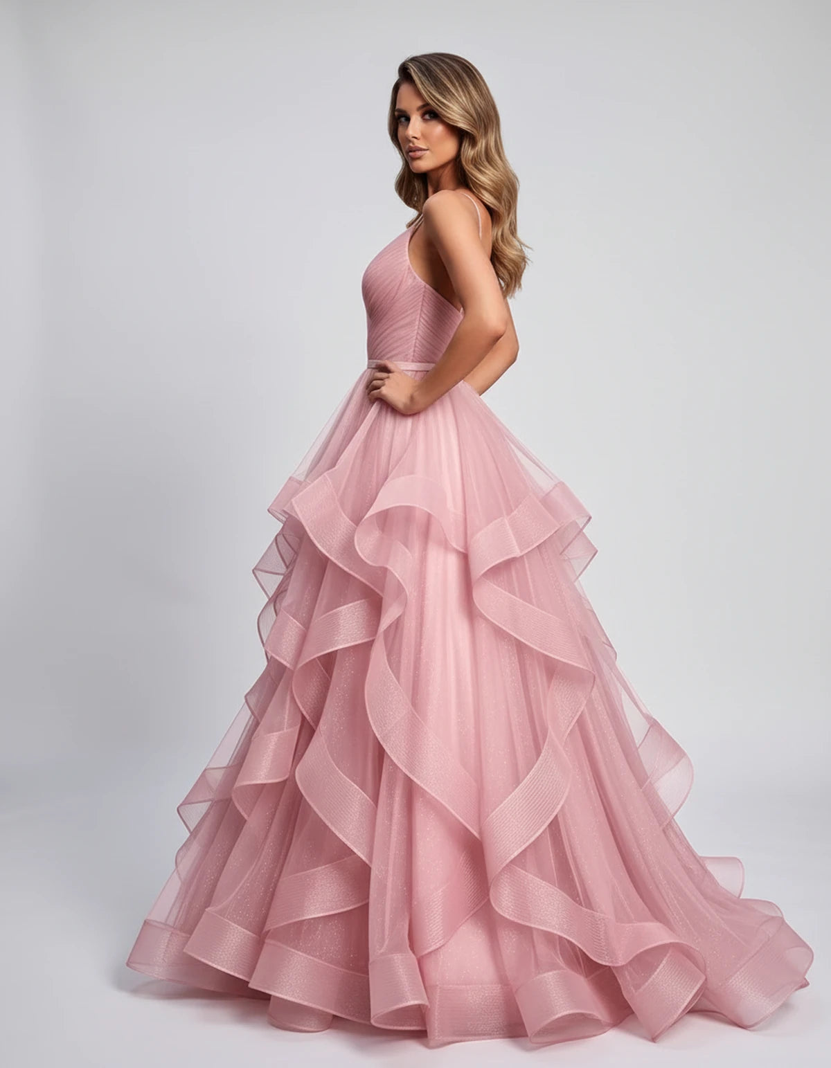 Pastorale Maxi Dress — Blush Pink | SKU: SD-72195-blushpink-XS,SD-72195-blushpink-S,SD-72195-blushpink-M,SD-72195-blushpink-L,SD-72195-blushpink-XL,SD-72195-blushpink-2XL