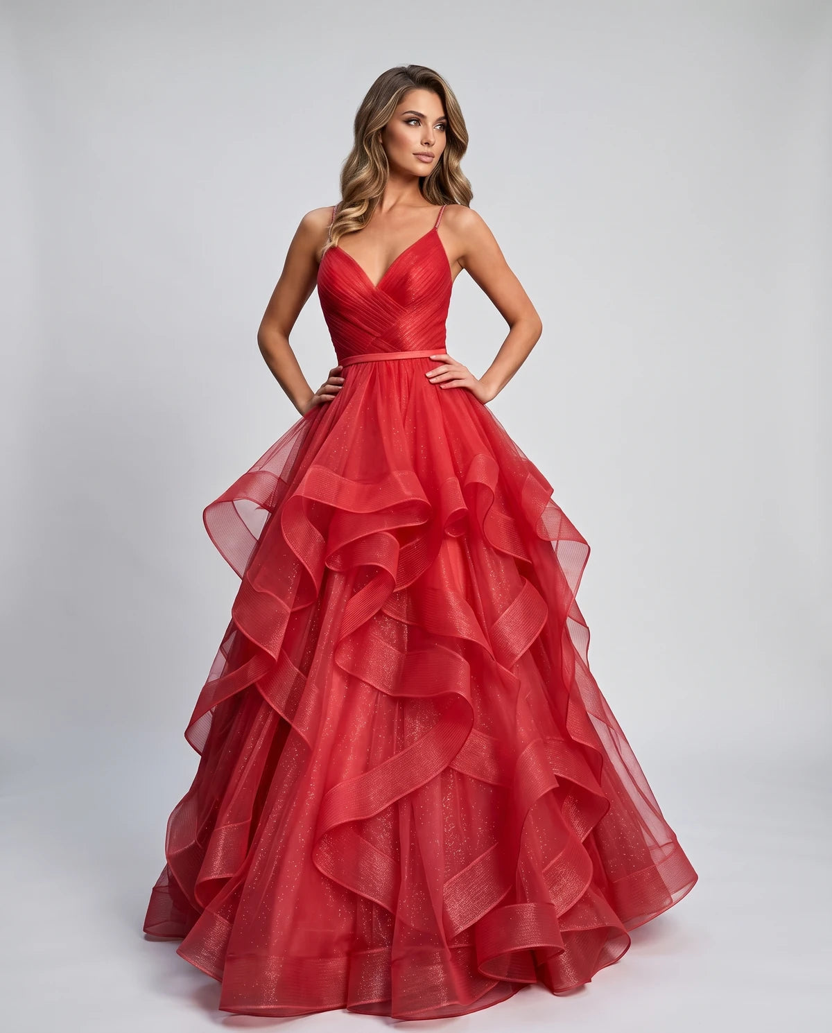 Pastorale Maxi Dress — Red