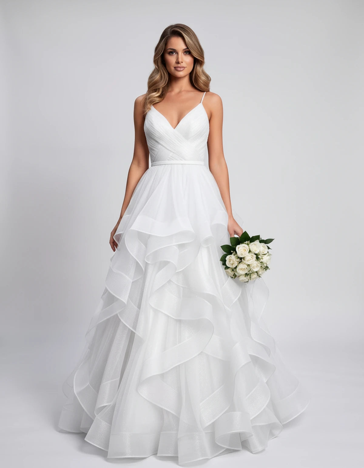 Pastorale Maxi Dress — White | SKU: SD-72195-white-XS,SD-72195-white-S,SD-72195-white-M,SD-72195-white-L,SD-72195-white-XL,SD-72195-white-2XL