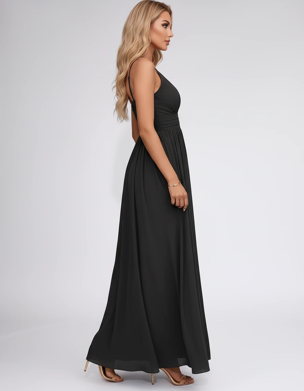 Pavlina Maxi Dress — Black | SKU: SD-94482-black-2,SD-94482-black-4,SD-94482-black-6,SD-94482-black-8,SD-94482-black-10,SD-94482-black-12,SD-94482-black-14,SD-94482-black-16,SD-94482-black-16W,SD-94482-black-18W,SD-94482-black-20W,SD-94482-black-22W