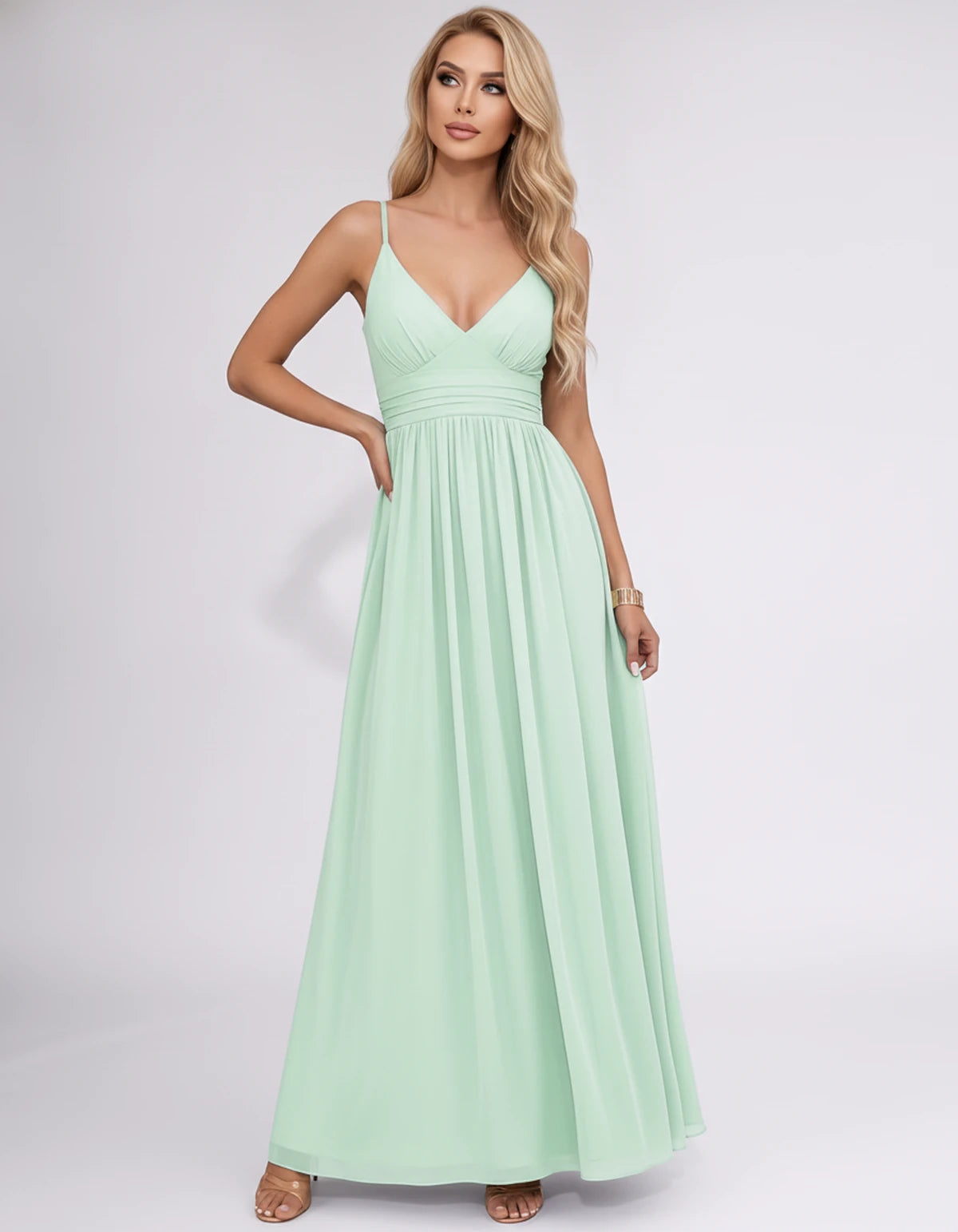 Pavlina Maxi Dress — Mint Green | SKU: SD-94482-mintgreen-2,SD-94482-mintgreen-4,SD-94482-mintgreen-6,SD-94482-mintgreen-8,SD-94482-mintgreen-10,SD-94482-mintgreen-12,SD-94482-mintgreen-14,SD-94482-mintgreen-16,SD-94482-mintgreen-16W,SD-94482-mintgreen-18W,SD-94482-mintgreen-20W,SD-94482-mintgreen-22W