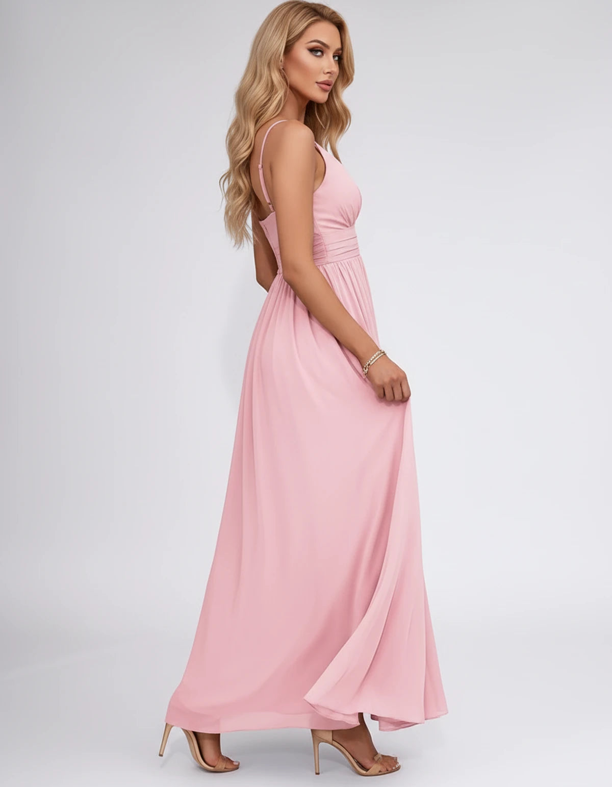 Pavlina Maxi Dress — Pink | SKU: SD-94482-pink-2,SD-94482-pink-4,SD-94482-pink-6,SD-94482-pink-8,SD-94482-pink-10,SD-94482-pink-12,SD-94482-pink-14,SD-94482-pink-16,SD-94482-pink-16W,SD-94482-pink-18W,SD-94482-pink-20W,SD-94482-pink-22W