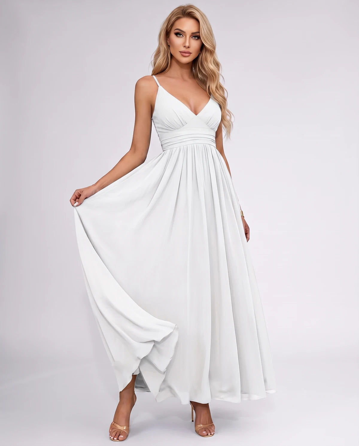Pavlina Maxi Dress — White