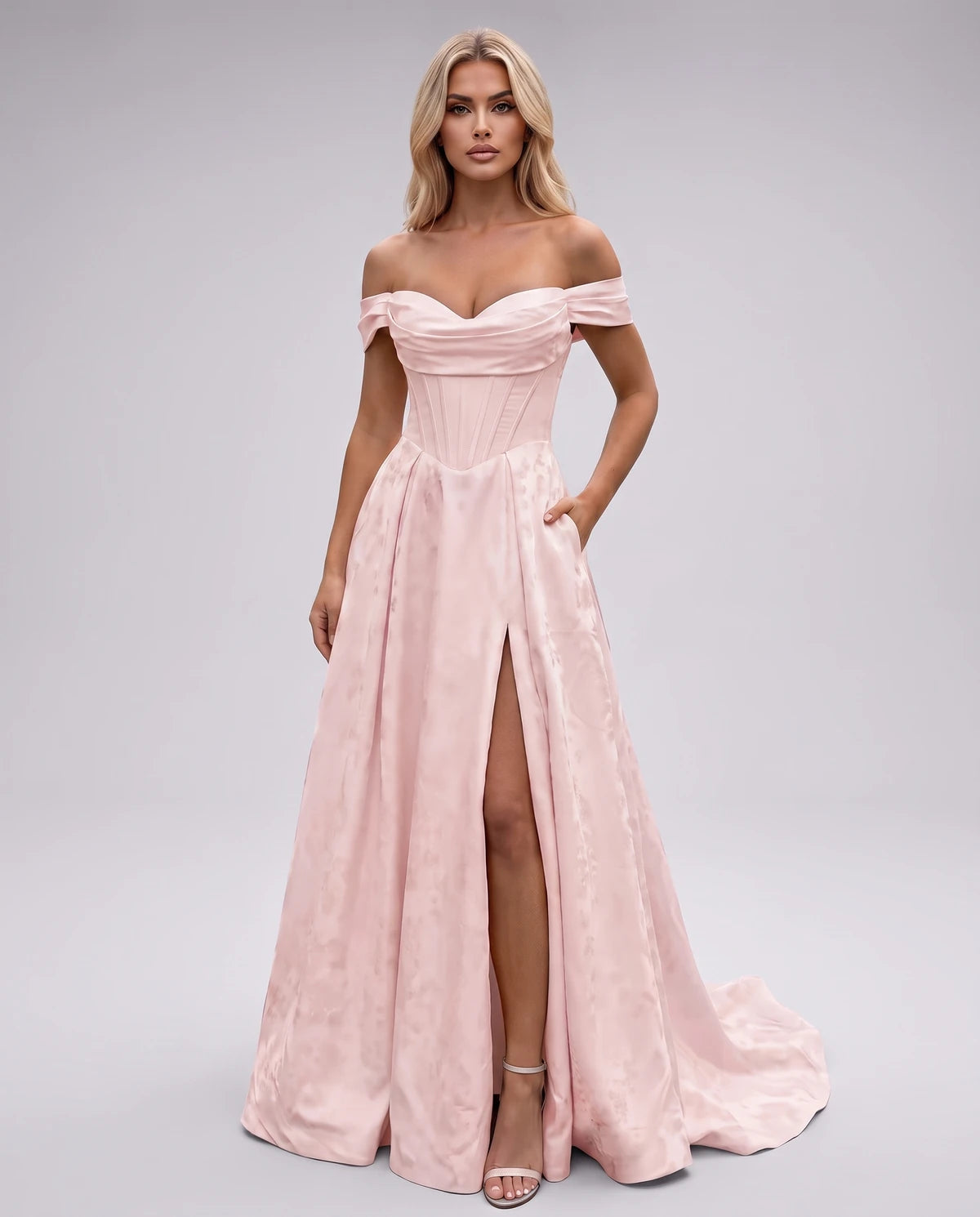 Persephone Maxi Dress — Blush