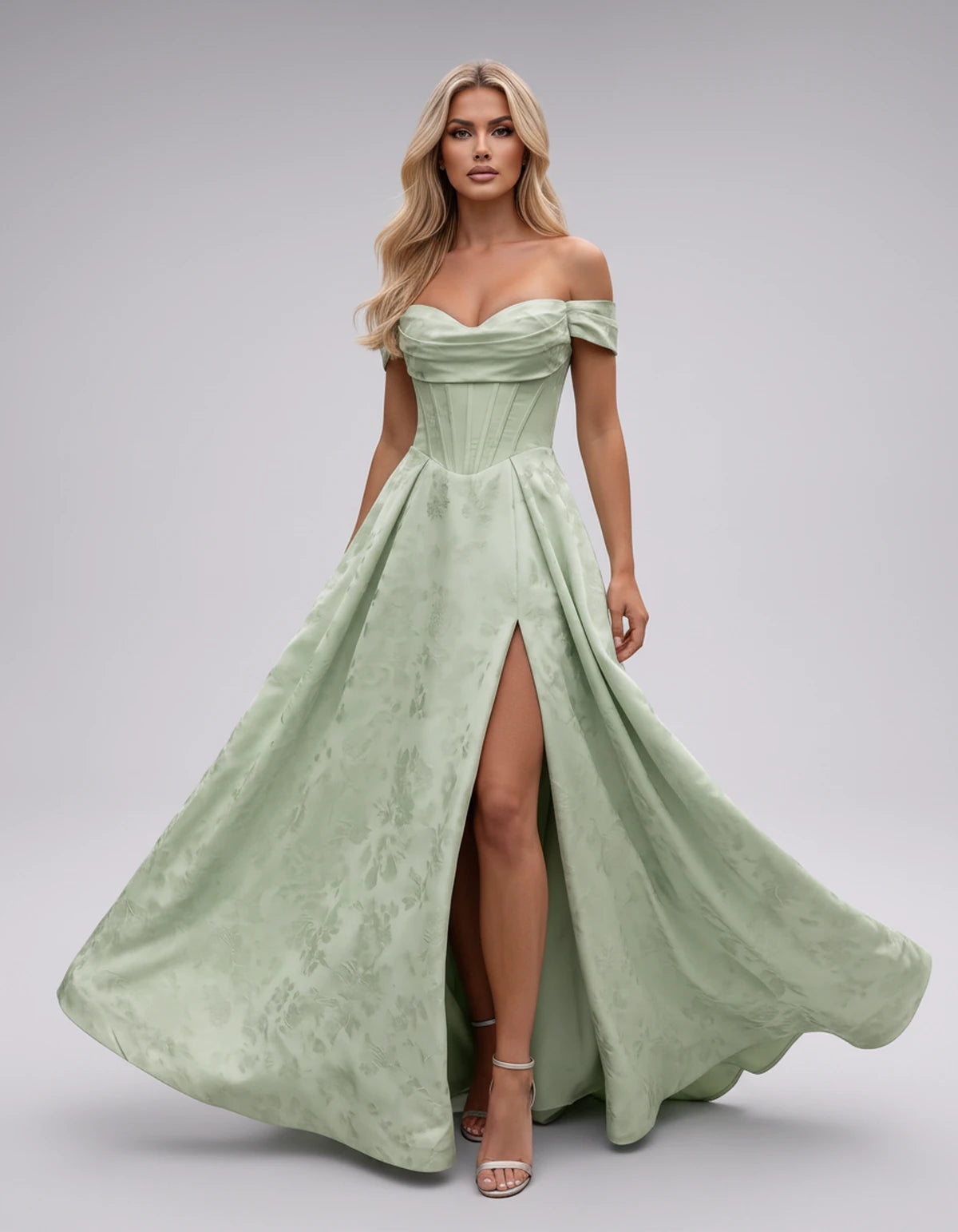 Persephone Maxi Dress — Sage Green | SKU: SD-64231-sagegreen-2,SD-64231-sagegreen-4,SD-64231-sagegreen-6,SD-64231-sagegreen-8,SD-64231-sagegreen-10,SD-64231-sagegreen-12,SD-64231-sagegreen-14,SD-64231-sagegreen-16,SD-64231-sagegreen-16W,SD-64231-sagegreen-18W,SD-64231-sagegreen-20W,SD-64231-sagegreen-14W