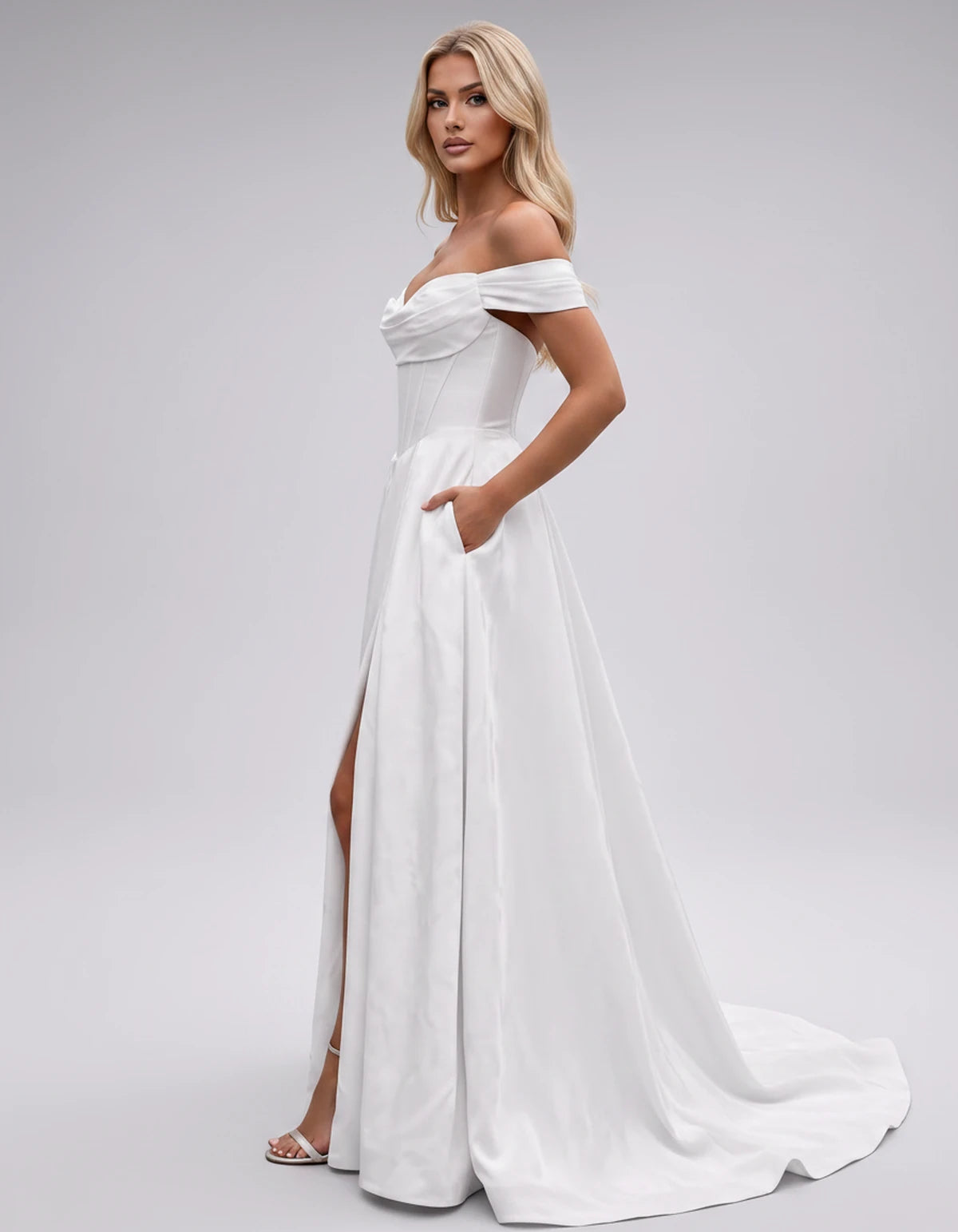 Persephone Maxi Dress — White | SKU: SD-64231-white-2,SD-64231-white-4,SD-64231-white-6,SD-64231-white-8,SD-64231-white-10,SD-64231-white-12,SD-64231-white-14,SD-64231-white-16,SD-64231-white-16W,SD-64231-white-18W,SD-64231-white-20W,SD-64231-white-14W