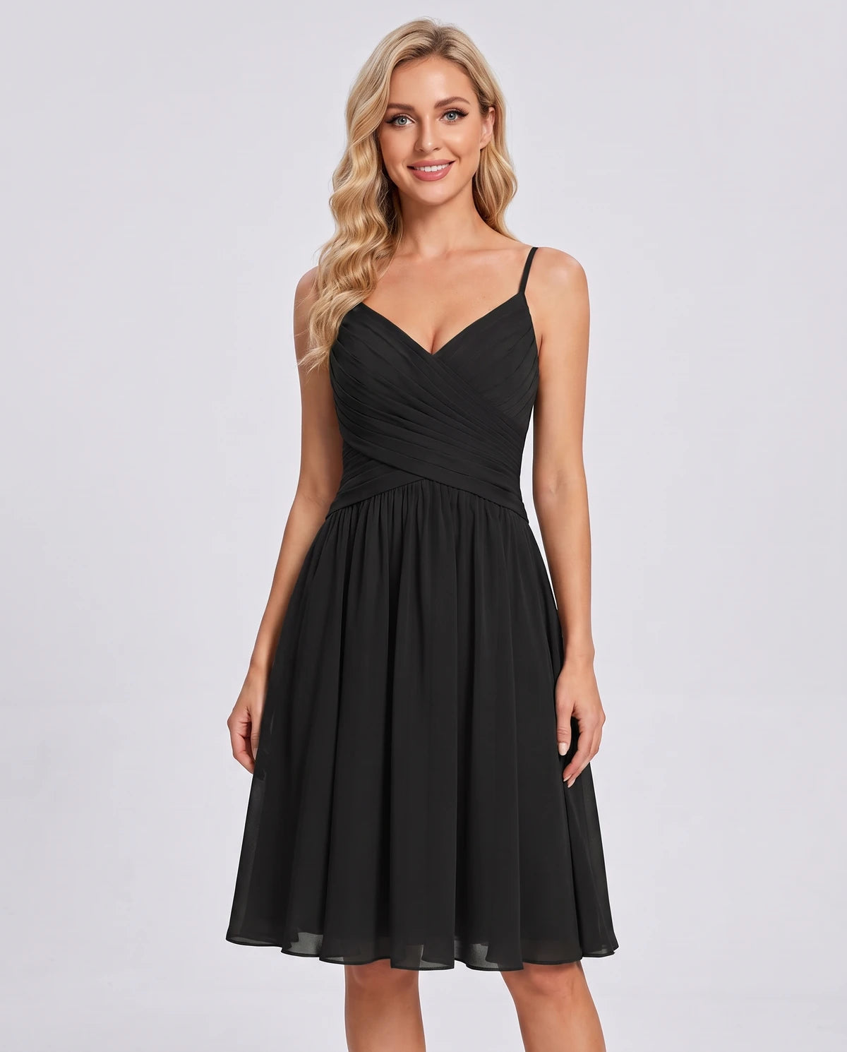 Petronella Mini Dress — Black