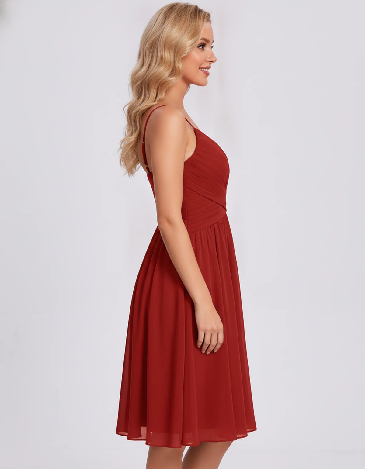 Petronella Mini Dress — Red | SKU: SD-24392-red-2,SD-24392-red-4,SD-24392-red-6,SD-24392-red-8,SD-24392-red-10,SD-24392-red-12,SD-24392-red-14,SD-24392-red-16,SD-24392-red-16W,SD-24392-red-18W,SD-24392-red-20W,SD-24392-red-22W