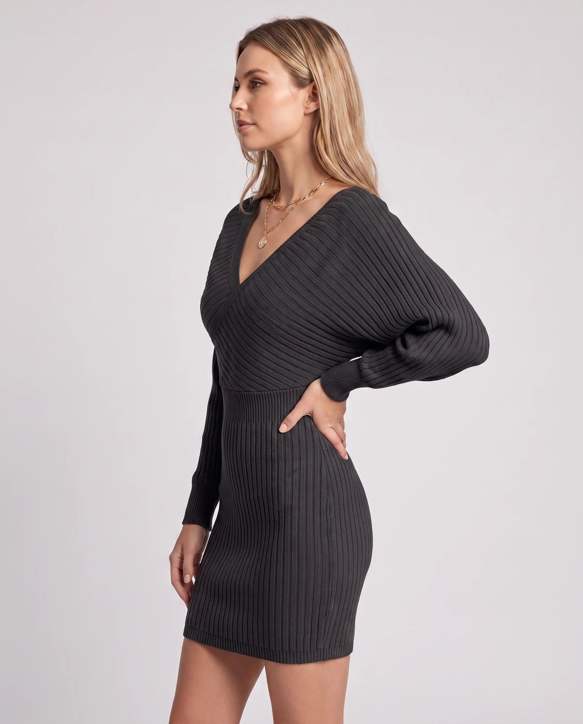 Philippa Mini Dress — Black | SKU: SD-17585-black-XS,SD-17585-black-S,SD-17585-black-M,SD-17585-black-L
