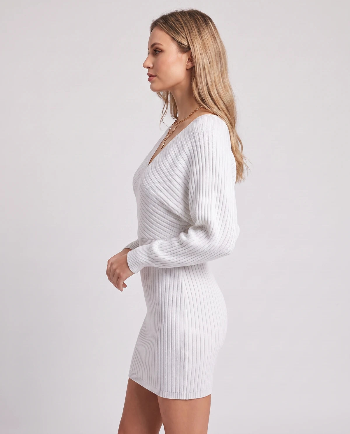 Philippa Mini Dress — White | SKU: SD-17585-white-XS,SD-17585-white-S,SD-17585-white-M,SD-17585-white-L