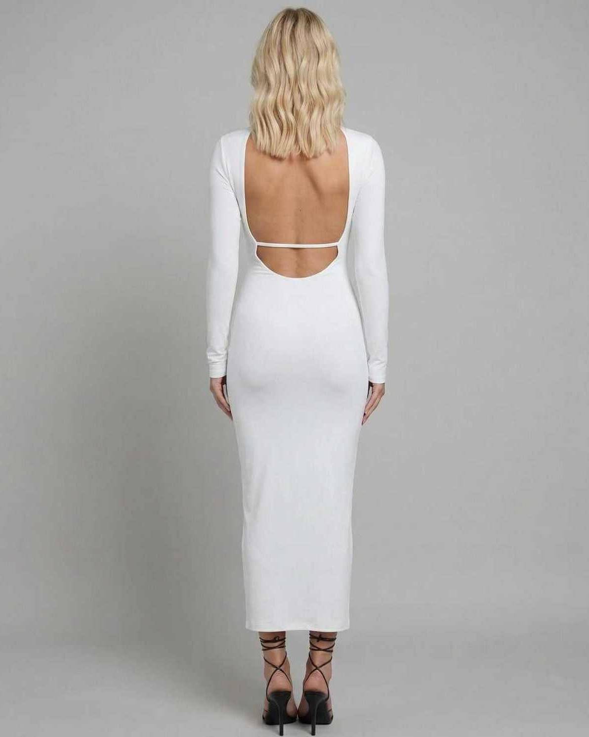 Damask Midi Dress