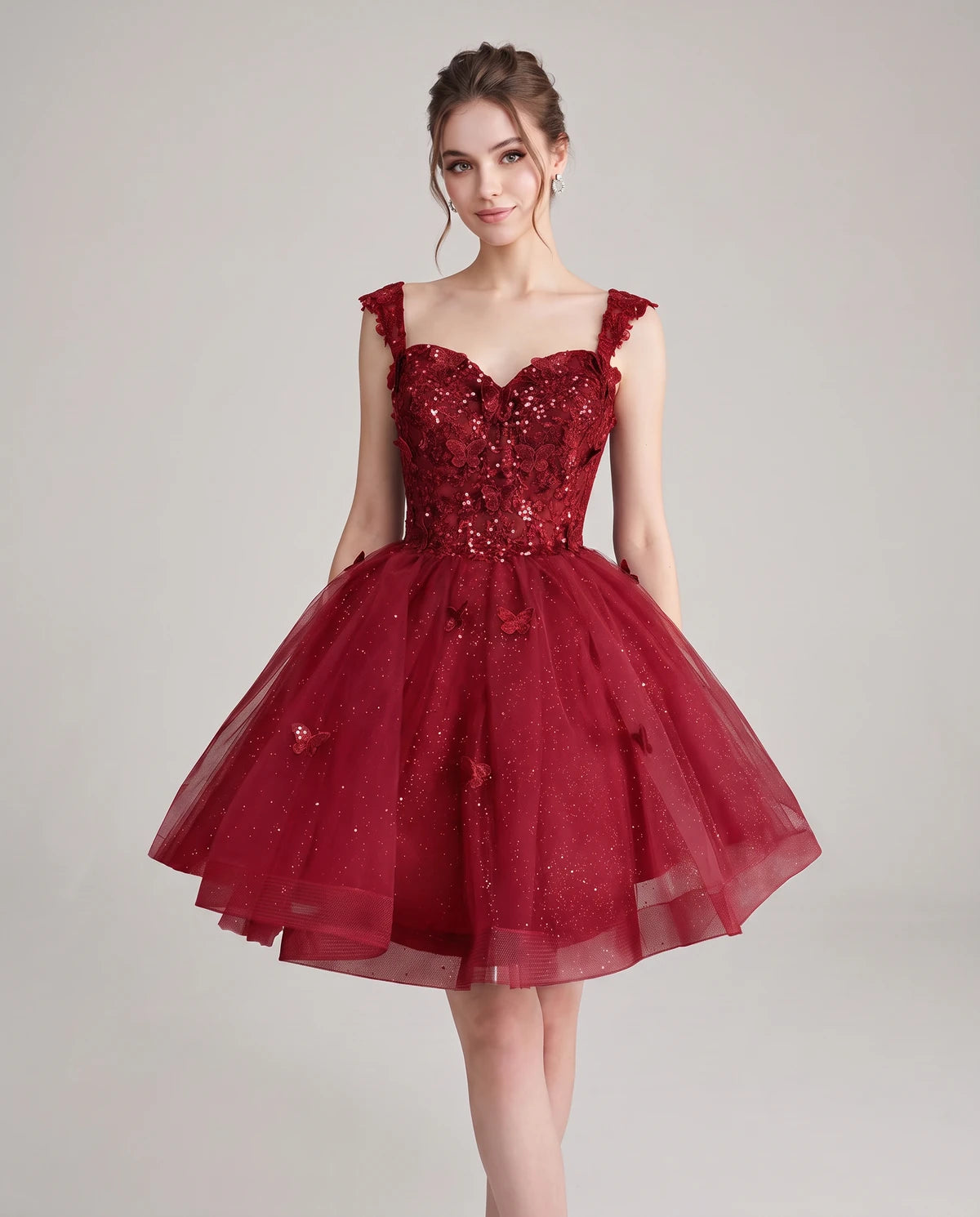Quintessa Mini Dress — Red