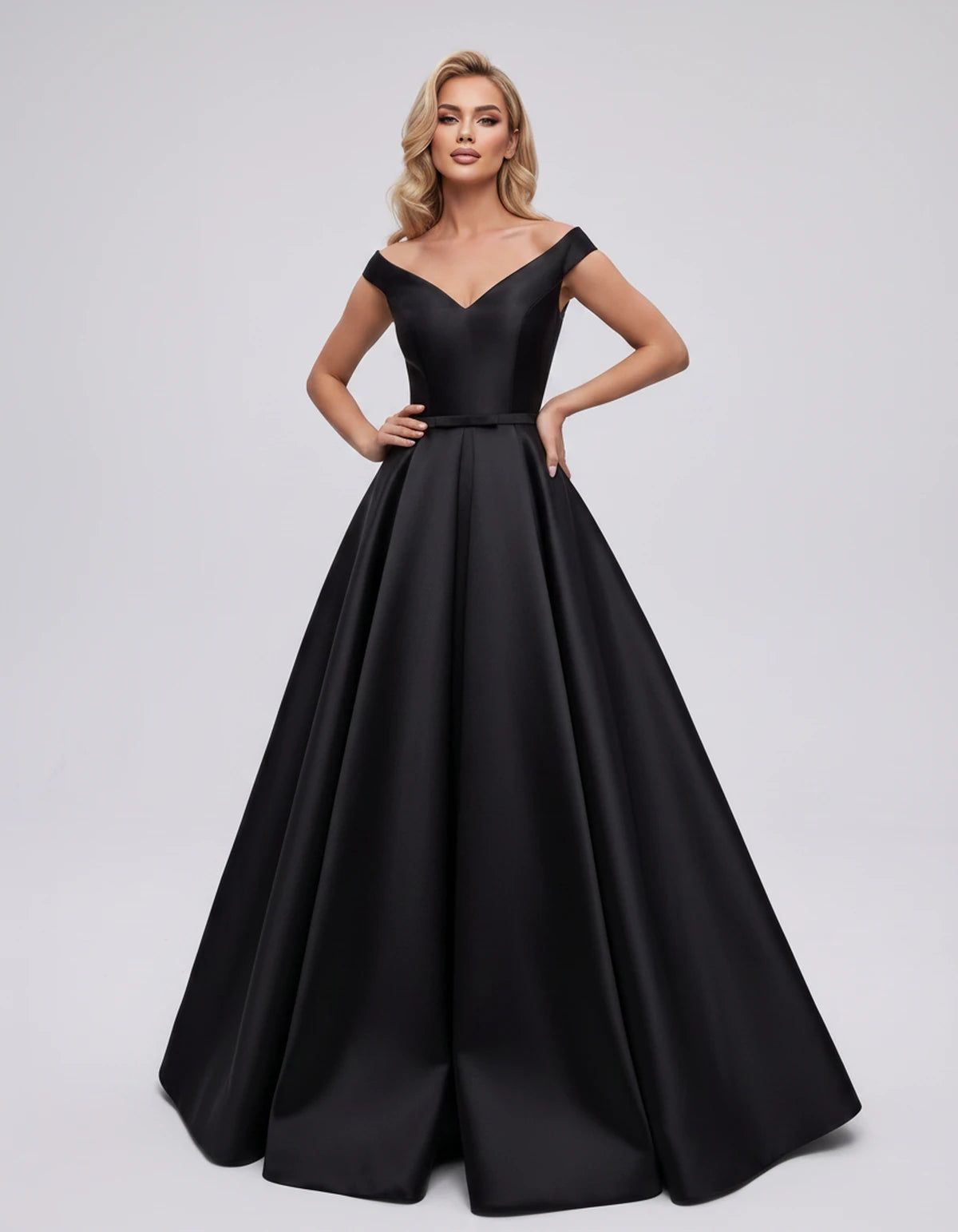 Ramona Maxi Dress — Black | SKU: SD-01717-black-2,SD-01717-black-4,SD-01717-black-6,SD-01717-black-8,SD-01717-black-10,SD-01717-black-12,SD-01717-black-14,SD-01717-black-16,SD-01717-black-16W,SD-01717-black-18W,SD-01717-black-20W,SD-01717-black-22W