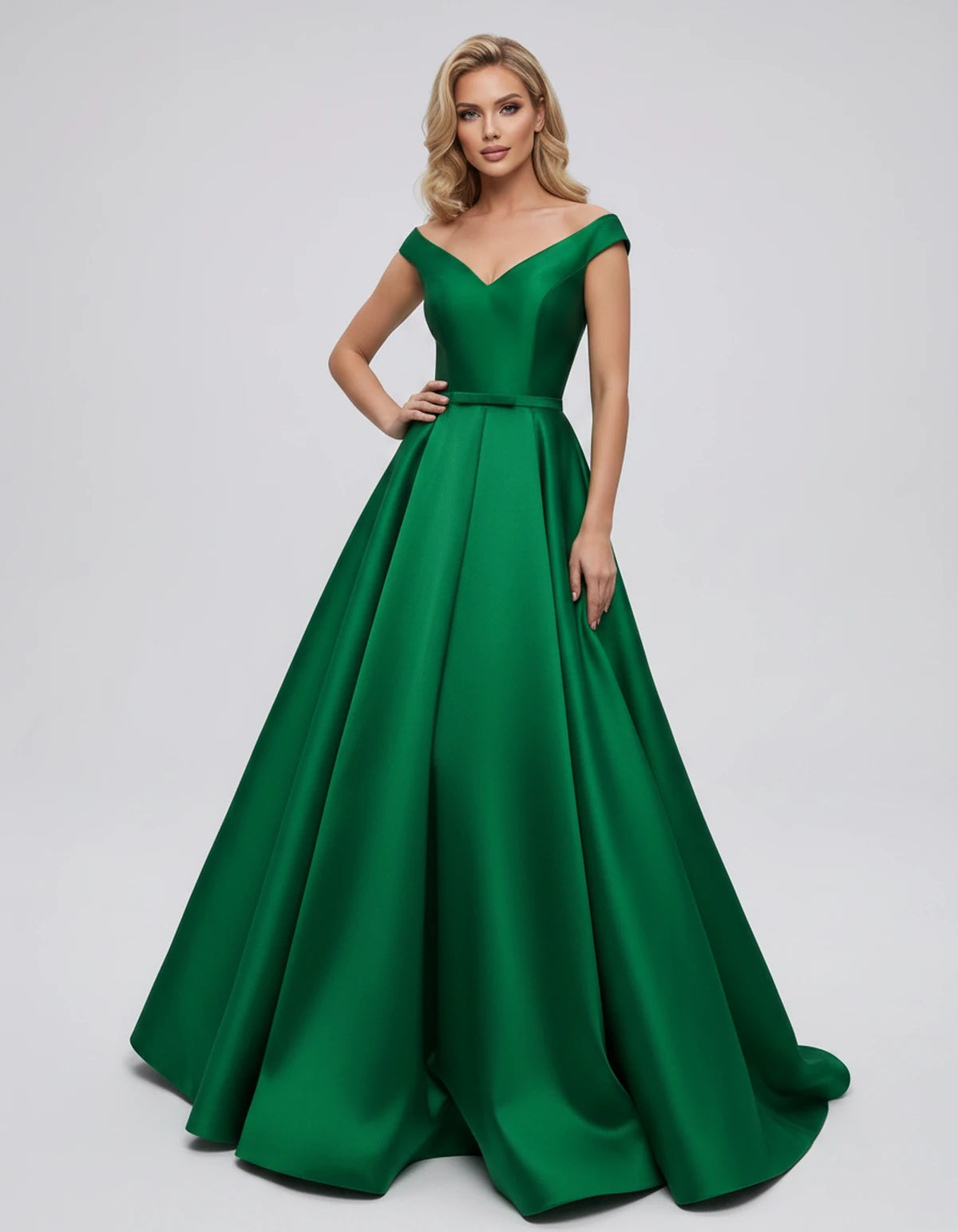 Ramona Maxi Dress — Green | SKU: SD-01717-green-2,SD-01717-green-4,SD-01717-green-6,SD-01717-green-8,SD-01717-green-10,SD-01717-green-12,SD-01717-green-14,SD-01717-green-16,SD-01717-green-16W,SD-01717-green-18W,SD-01717-green-20W,SD-01717-green-22W