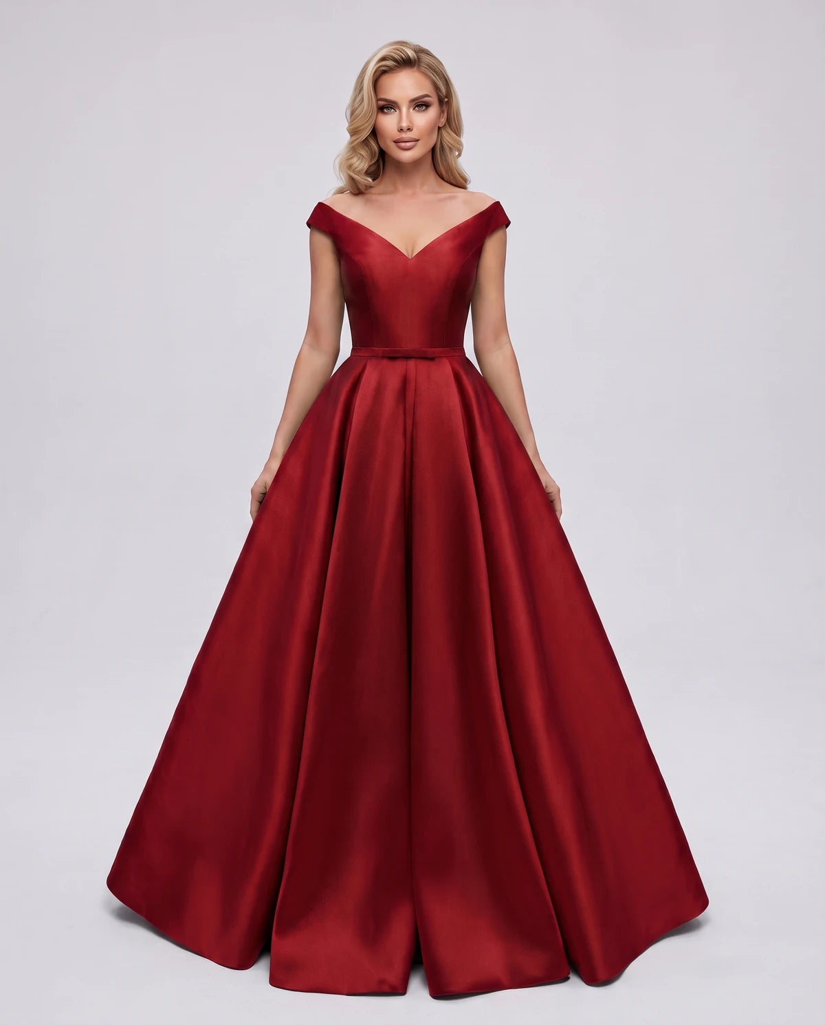 Ramona Maxi Dress — Red
