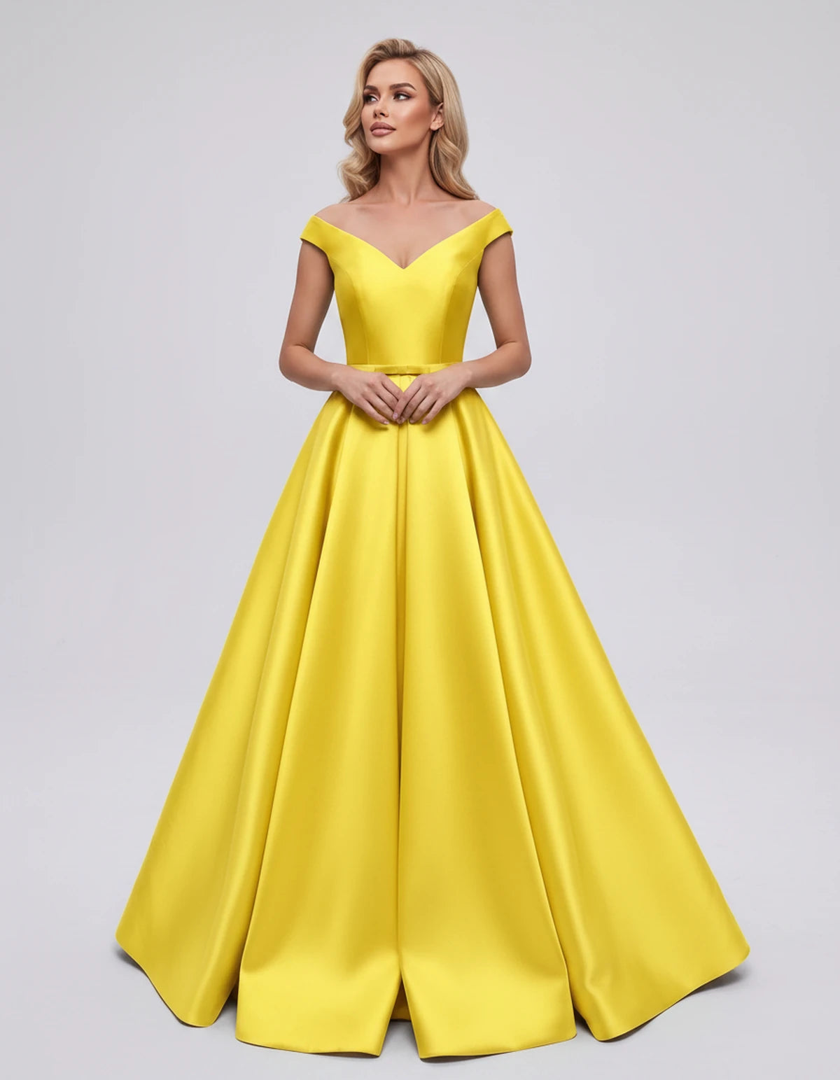 Ramona Maxi Dress — Yellow | SKU: SD-01717-yellow-2,SD-01717-yellow-4,SD-01717-yellow-6,SD-01717-yellow-8,SD-01717-yellow-10,SD-01717-yellow-12,SD-01717-yellow-14,SD-01717-yellow-16,SD-01717-yellow-16W,SD-01717-yellow-18W,SD-01717-yellow-20W,SD-01717-yellow-22W