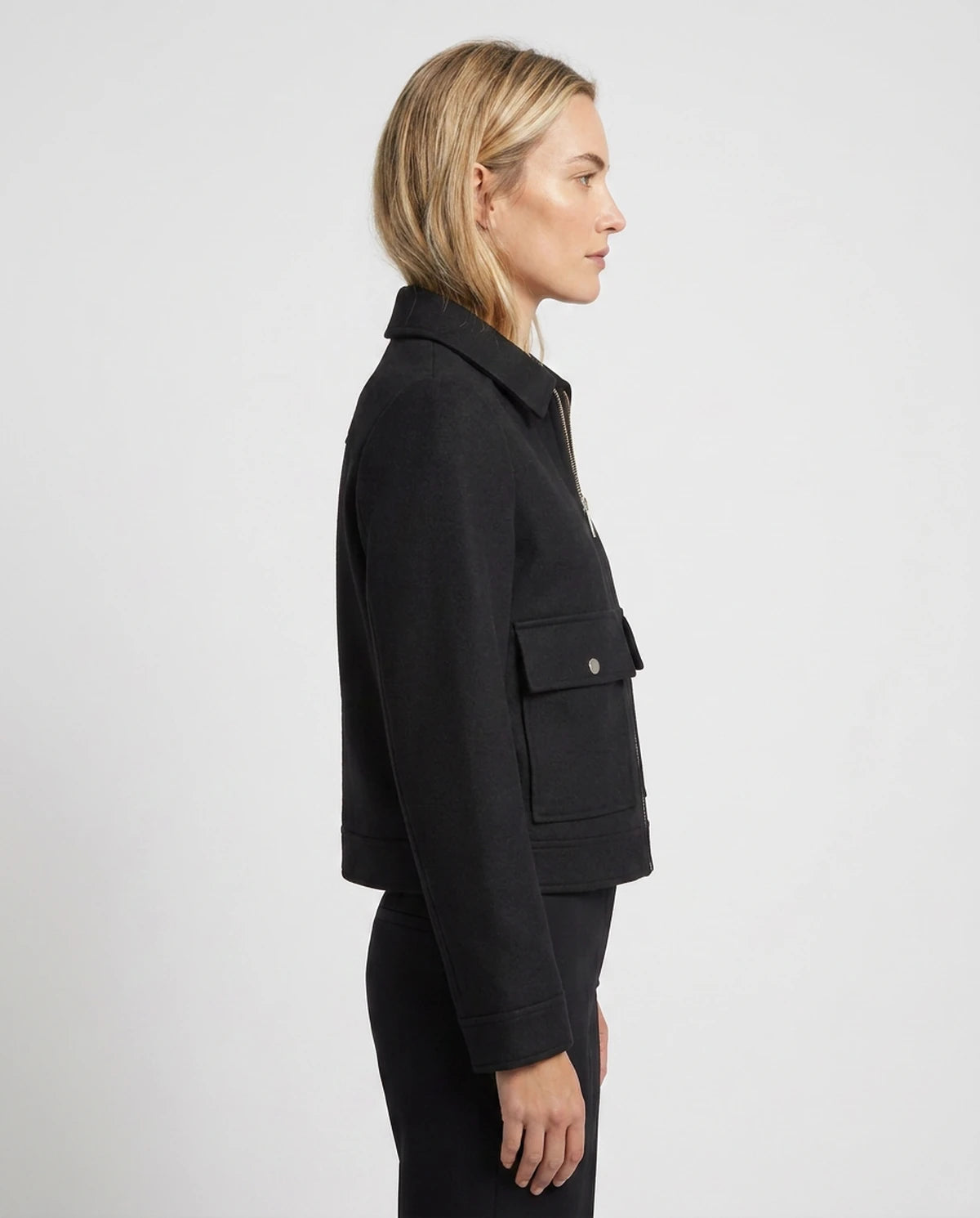 Renata Coat — Black | SKU: SD-61856-black-XS,SD-61856-black-S,SD-61856-black-M,SD-61856-black-L