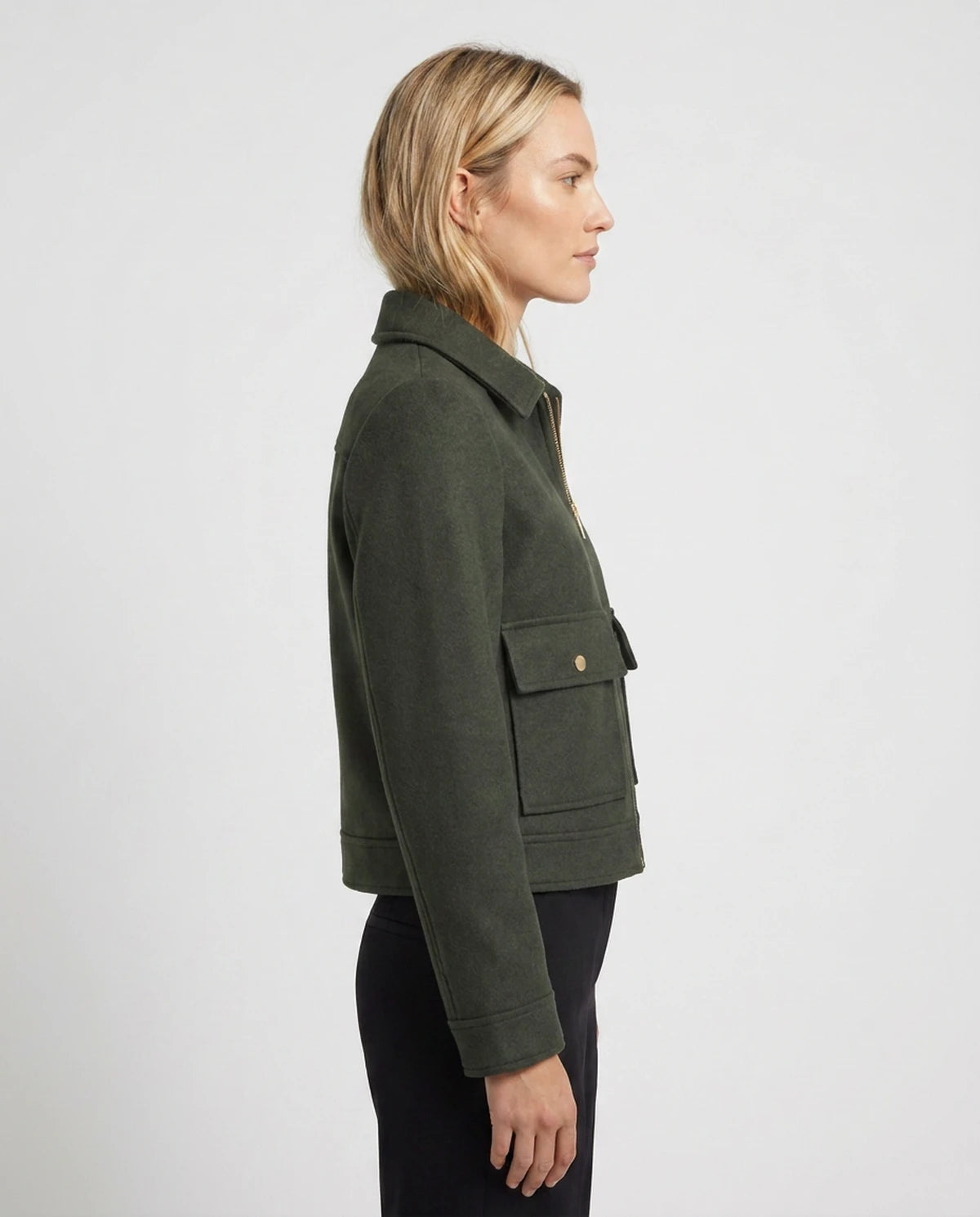 Renata Coat — Deep Green | SKU: SD-61856-deepgreen-XS,SD-61856-deepgreen-S,SD-61856-deepgreen-M,SD-61856-deepgreen-L