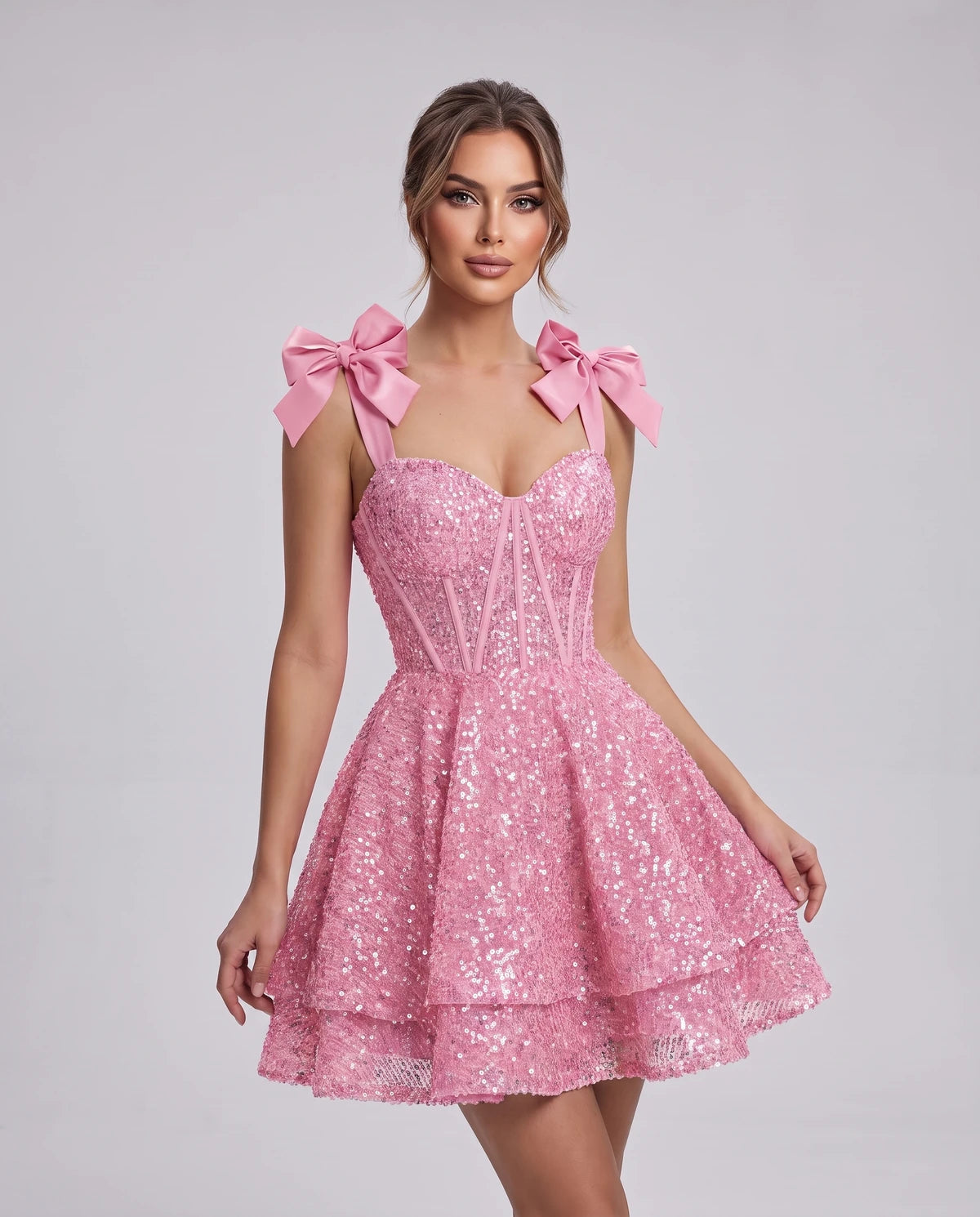 Rhiannon Mini Dress — Pink