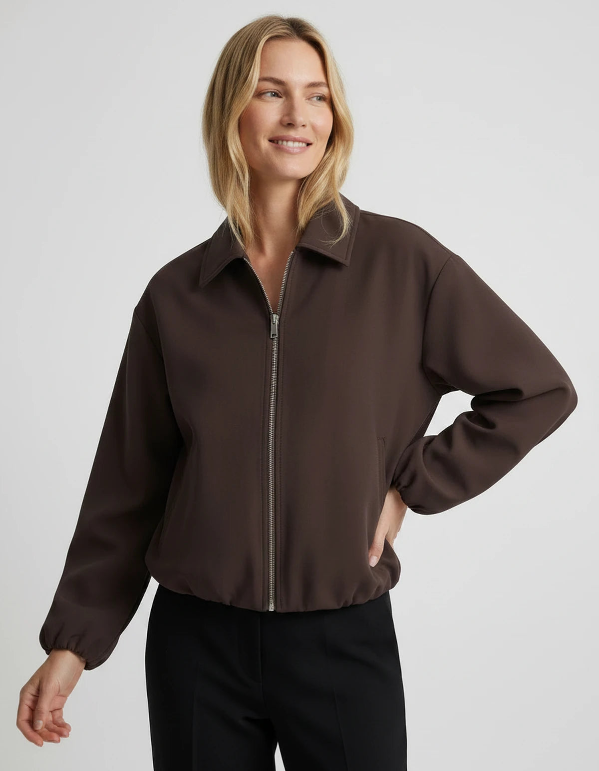 Romilly Coat — Brown | SKU: SD-11896-brown-XS,SD-11896-brown-S,SD-11896-brown-M,SD-11896-brown-L