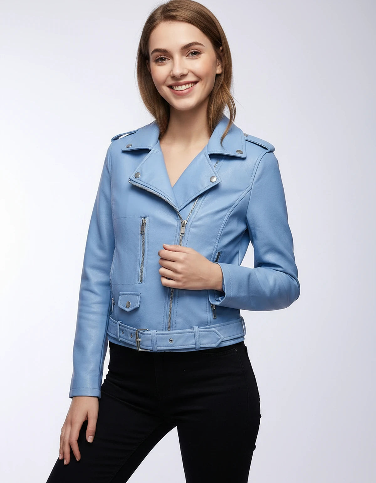 Rosemarie Coat — Blue | SKU: SD-71223-blue-XS,SD-71223-blue-S,SD-71223-blue-M,SD-71223-blue-L,SD-71223-blue-XL,SD-71223-blue-2XL