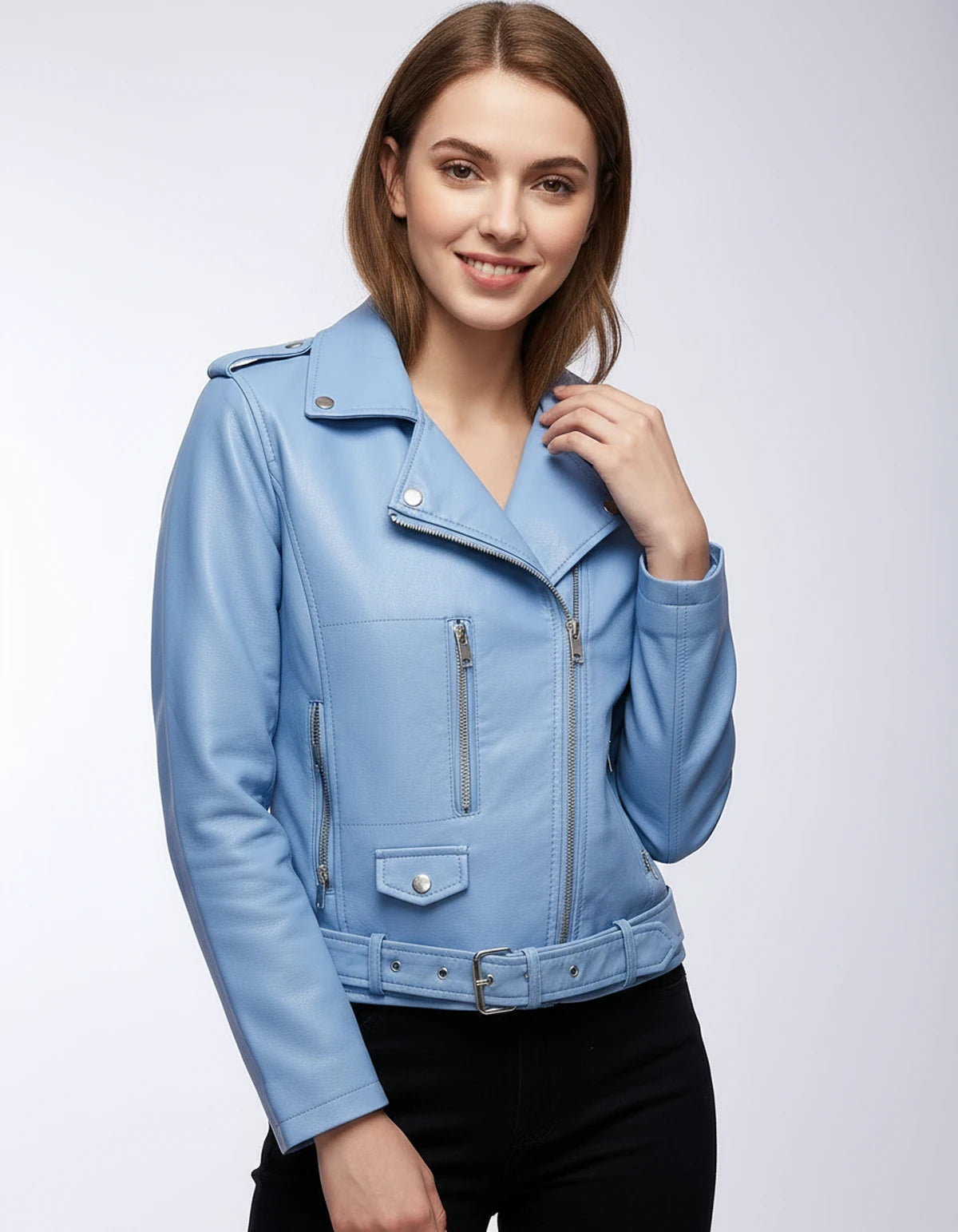 Rosemarie Coat — Blue | SKU: SD-71223-blue-XS,SD-71223-blue-S,SD-71223-blue-M,SD-71223-blue-L,SD-71223-blue-XL,SD-71223-blue-2XL