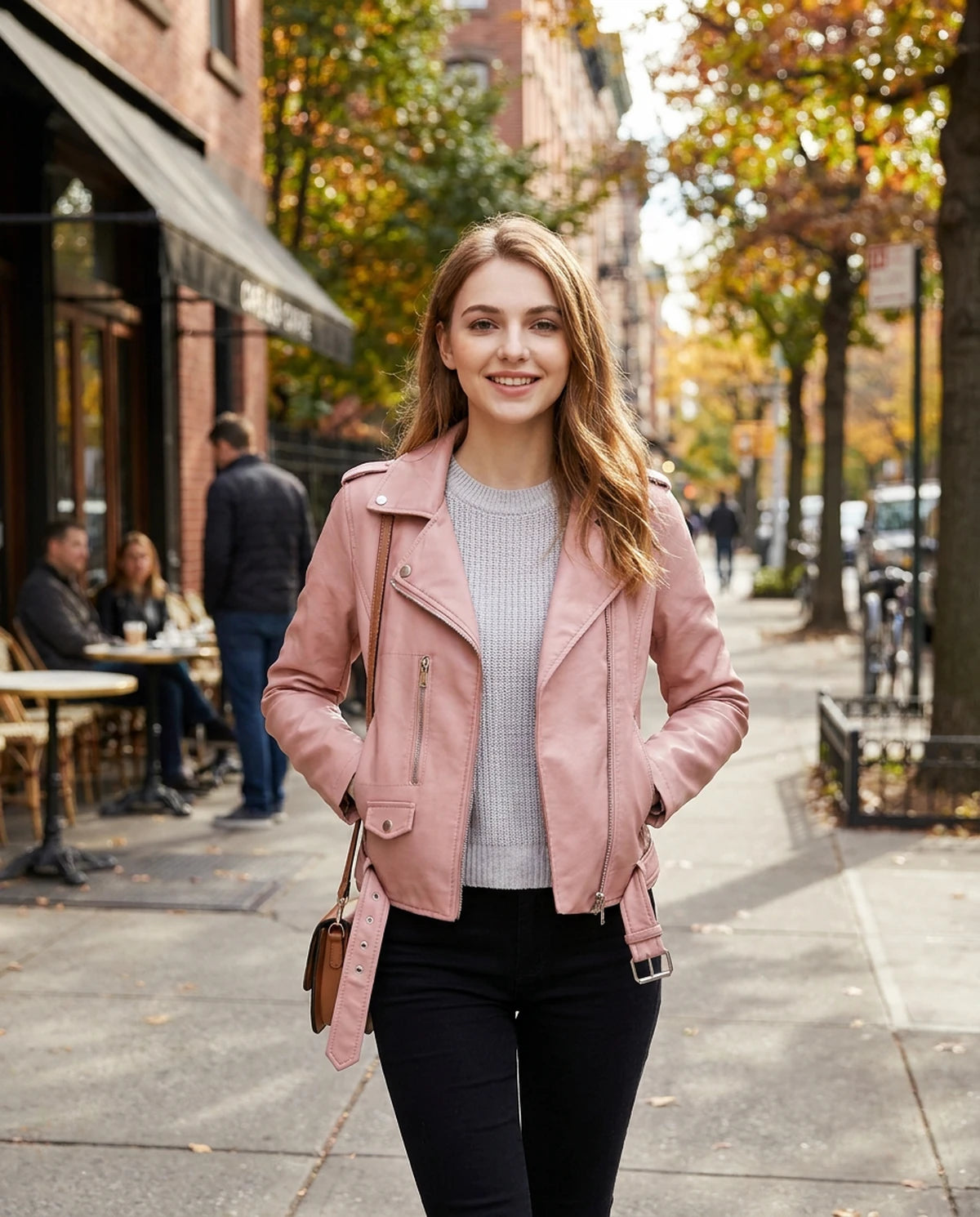 Rosemarie Coat — Pink | SKU: SD-71223-pink-XS,SD-71223-pink-S,SD-71223-pink-M,SD-71223-pink-L,SD-71223-pink-XL,SD-71223-pink-2XL