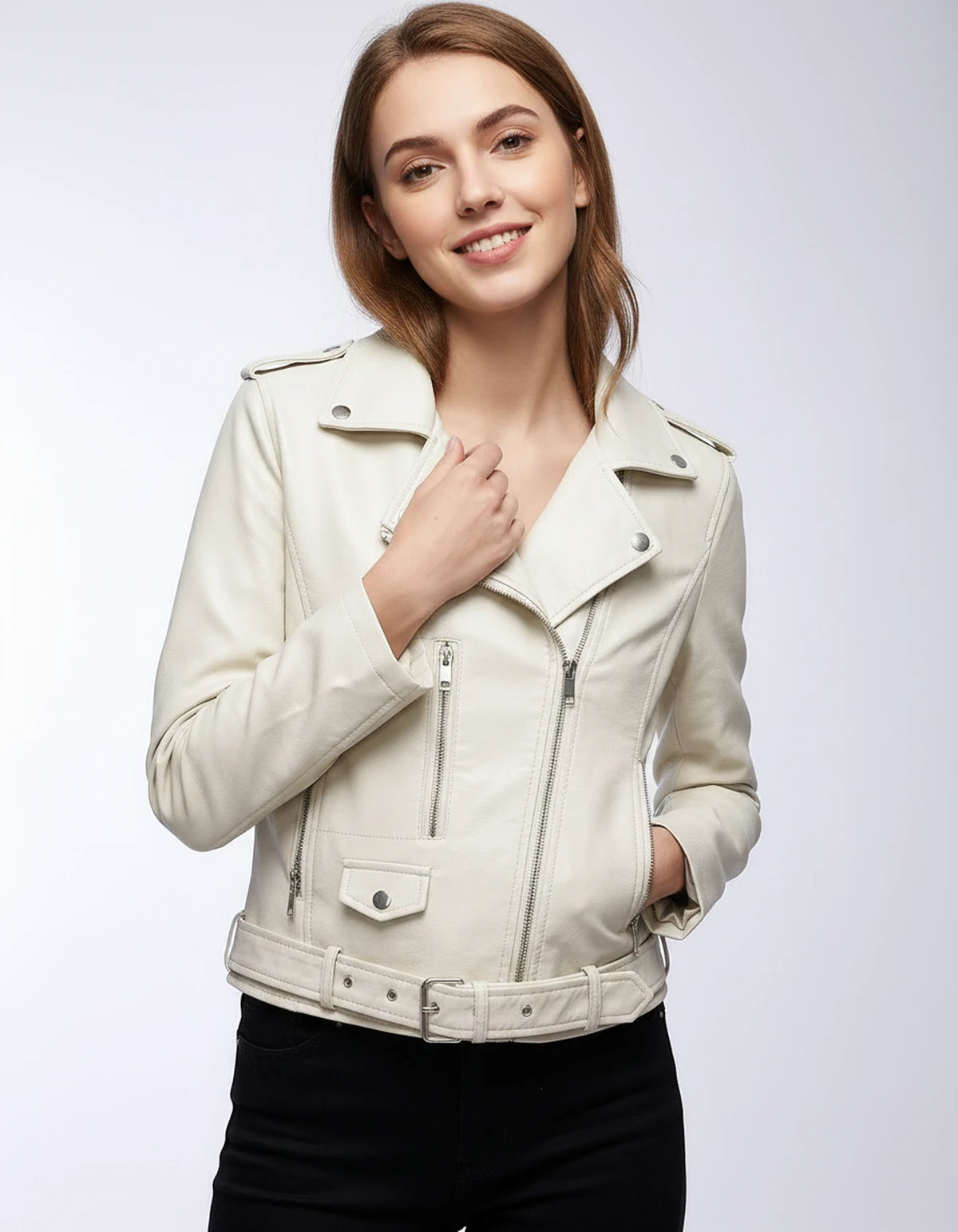 Rosemarie Coat — White | SKU: SD-71223-white-XS,SD-71223-white-S,SD-71223-white-M,SD-71223-white-L,SD-71223-white-XL,SD-71223-white-2XL