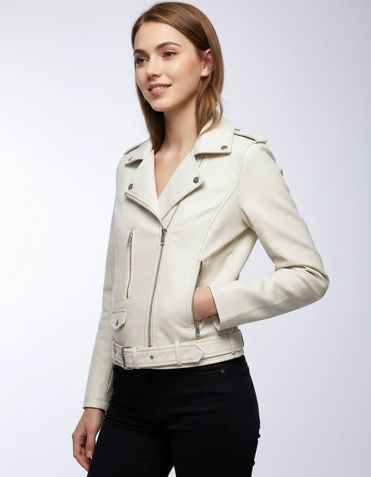 Rosemarie Coat — White | SKU: SD-71223-white-XS,SD-71223-white-S,SD-71223-white-M,SD-71223-white-L,SD-71223-white-XL,SD-71223-white-2XL