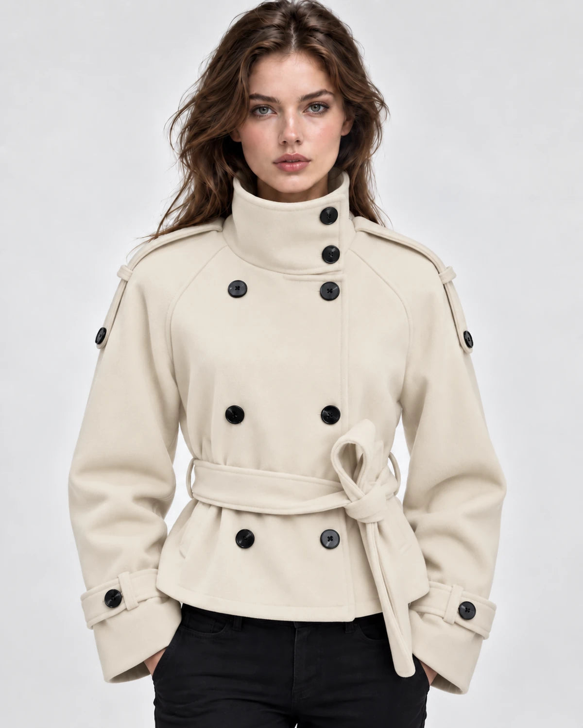 Salvia Coat — Beige