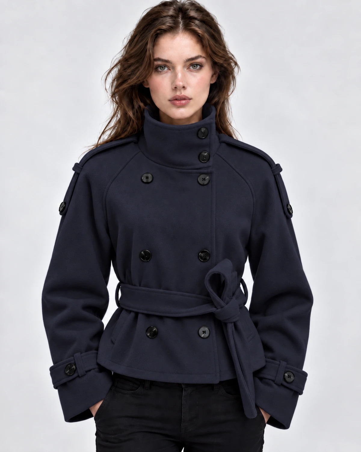Salvia Coat — Black