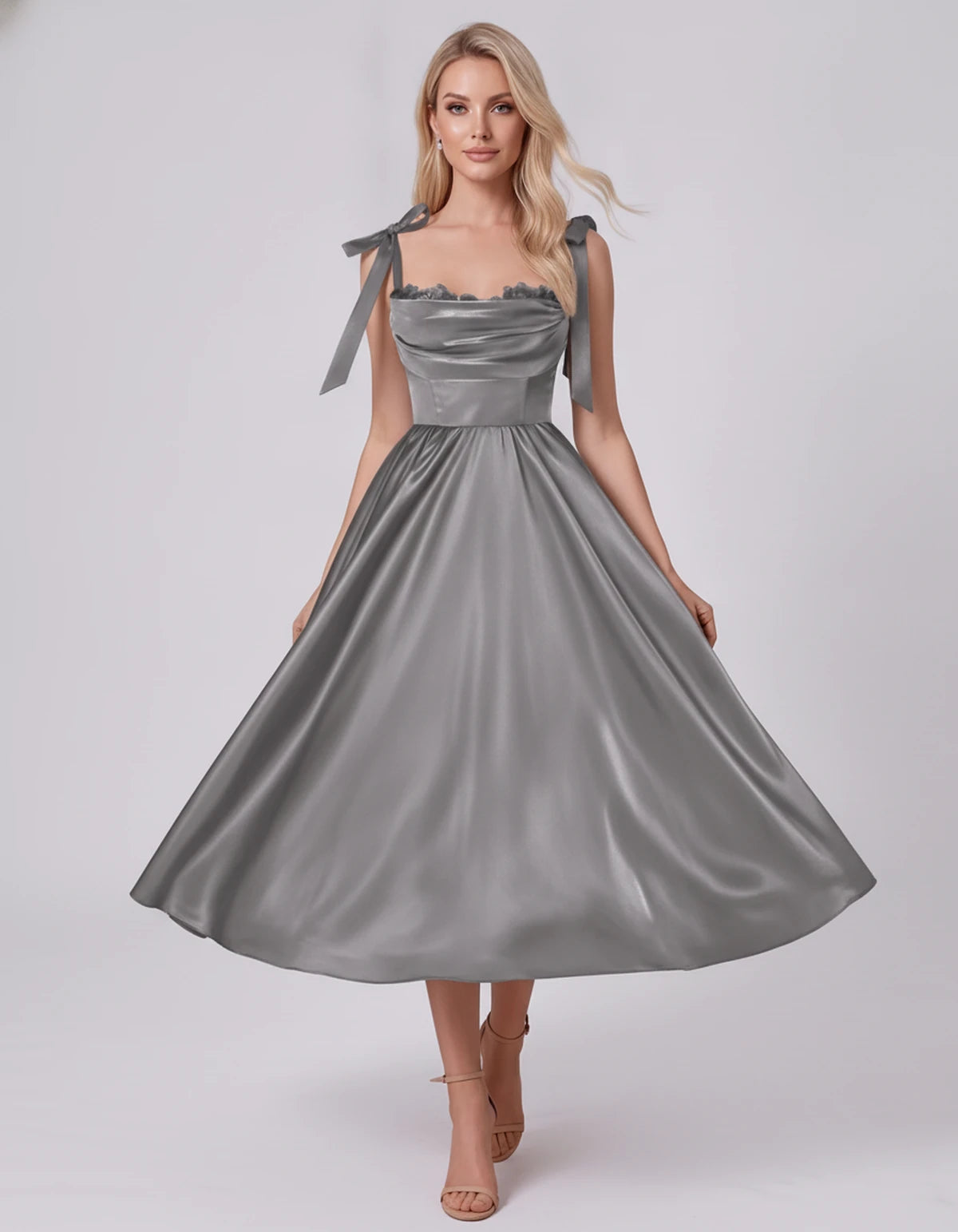 Saskia Midi Dresses — Grey | SKU: SD-65820-grey-2,SD-65820-grey-4,SD-65820-grey-6,SD-65820-grey-8,SD-65820-grey-10,SD-65820-grey-12,SD-65820-grey-14,SD-65820-grey-16,SD-65820-grey-16W,SD-65820-grey-18W,SD-65820-grey-20W,SD-65820-grey-22W