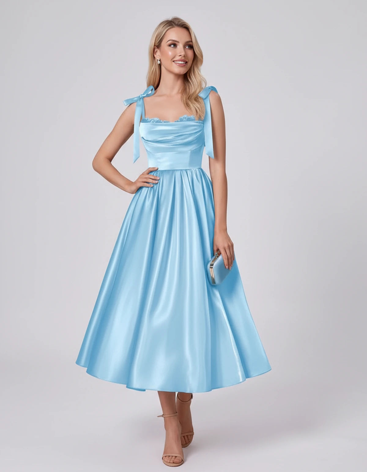 Saskia Midi Dresses — Light Blue | SKU: SD-65820-lightblue-2,SD-65820-lightblue-4,SD-65820-lightblue-6,SD-65820-lightblue-8,SD-65820-lightblue-10,SD-65820-lightblue-12,SD-65820-lightblue-14,SD-65820-lightblue-16,SD-65820-lightblue-16W,SD-65820-lightblue-18W,SD-65820-lightblue-20W,SD-65820-lightblue-22W