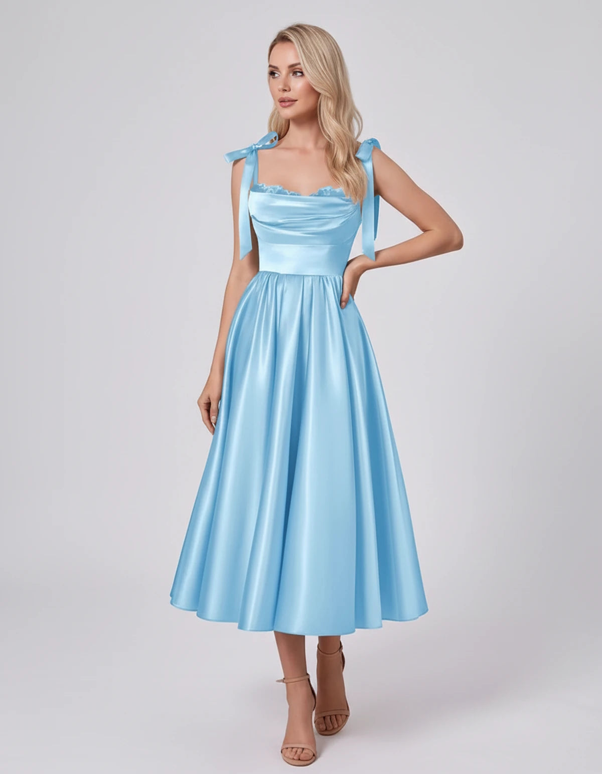 Saskia Midi Dresses — Light Blue | SKU: SD-65820-lightblue-2,SD-65820-lightblue-4,SD-65820-lightblue-6,SD-65820-lightblue-8,SD-65820-lightblue-10,SD-65820-lightblue-12,SD-65820-lightblue-14,SD-65820-lightblue-16,SD-65820-lightblue-16W,SD-65820-lightblue-18W,SD-65820-lightblue-20W,SD-65820-lightblue-22W
