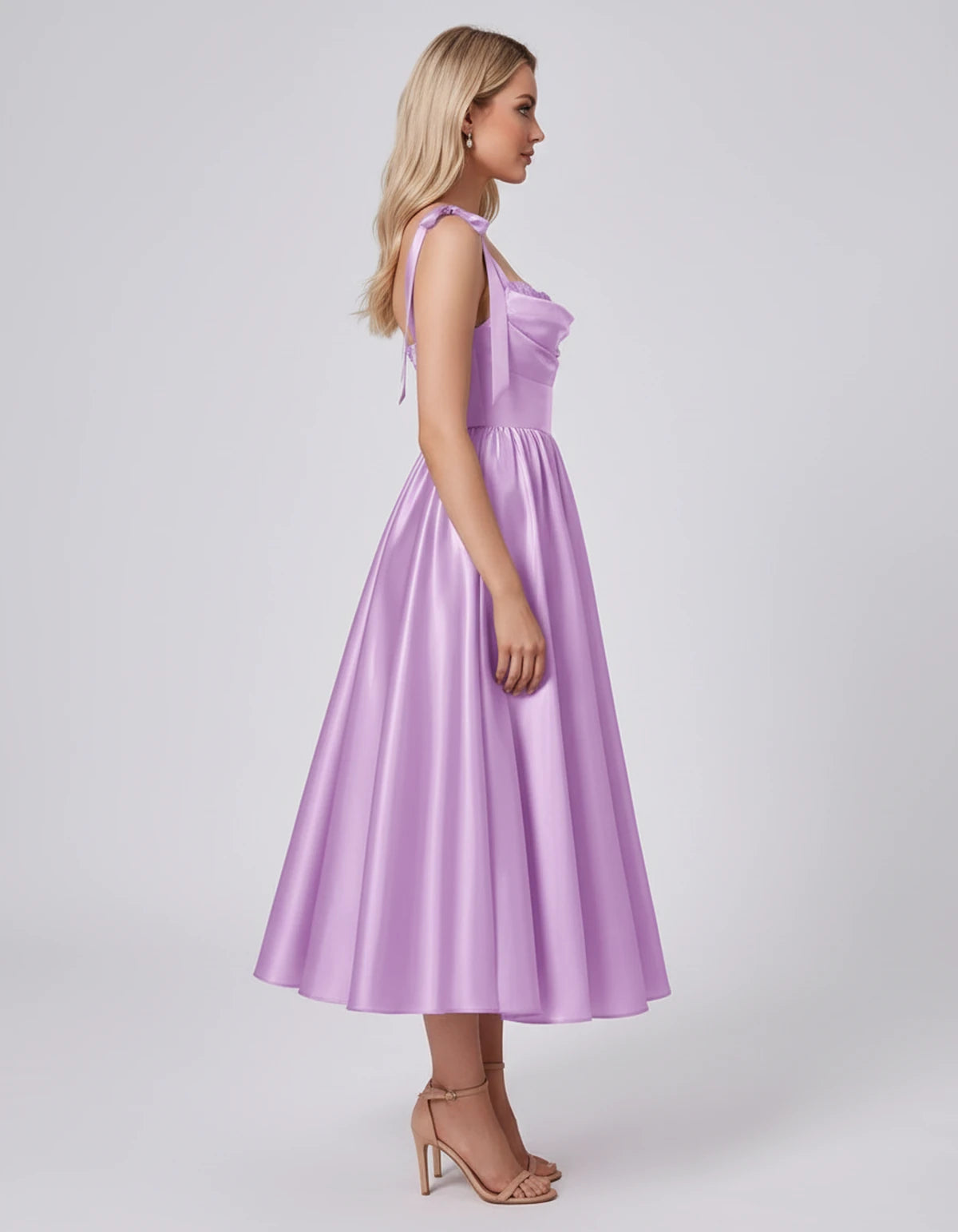 Saskia Midi Dresses — Lilac | SKU: SD-65820-lilac-2,SD-65820-lilac-4,SD-65820-lilac-6,SD-65820-lilac-8,SD-65820-lilac-10,SD-65820-lilac-12,SD-65820-lilac-14,SD-65820-lilac-16,SD-65820-lilac-16W,SD-65820-lilac-18W,SD-65820-lilac-20W,SD-65820-lilac-22W