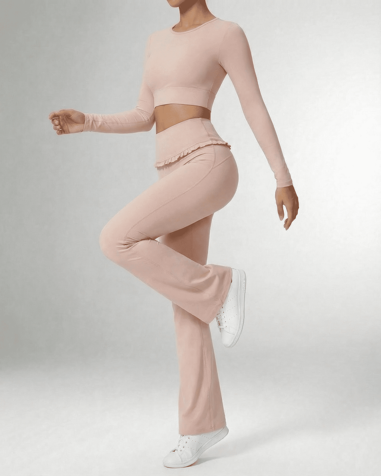 Serena Leggings - Elegant Flare Pants with Pockets by SLIMONA, perfect for style and comfort.