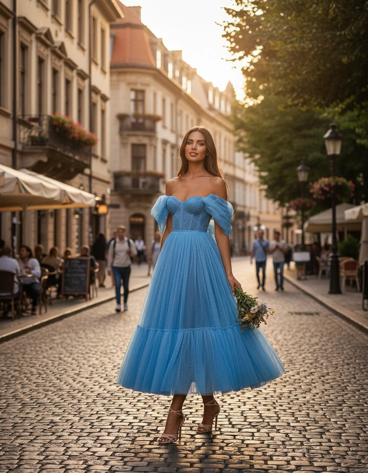 Severine Midi Dresses — Ocean Blue | SKU: SD-31681-oceanblue-2,SD-31681-oceanblue-4,SD-31681-oceanblue-6,SD-31681-oceanblue-8,SD-31681-oceanblue-10,SD-31681-oceanblue-12,SD-31681-oceanblue-14,SD-31681-oceanblue-16,SD-31681-oceanblue-16W,SD-31681-oceanblue-18W,SD-31681-oceanblue-20W,SD-31681-oceanblue-22W