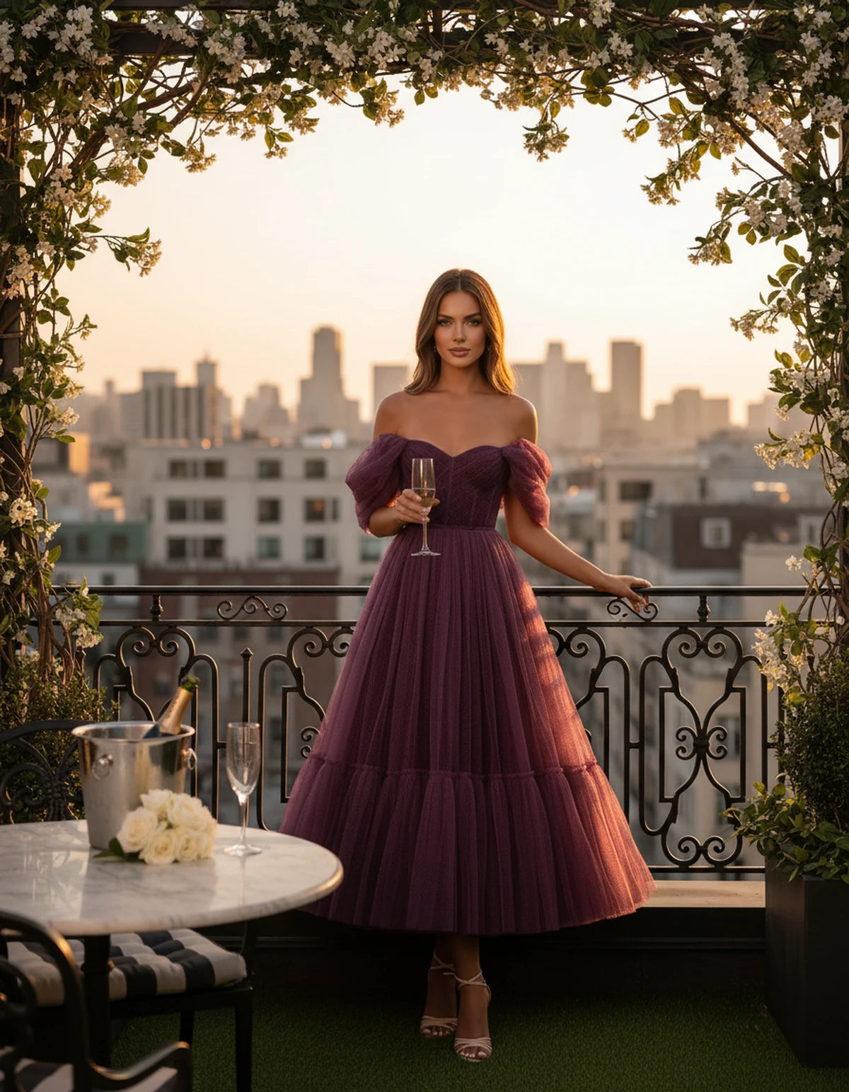 Severine Midi Dresses — Plum | SKU: SD-31681-plum-2,SD-31681-plum-4,SD-31681-plum-6,SD-31681-plum-8,SD-31681-plum-10,SD-31681-plum-12,SD-31681-plum-14,SD-31681-plum-16,SD-31681-plum-16W,SD-31681-plum-18W,SD-31681-plum-20W,SD-31681-plum-22W