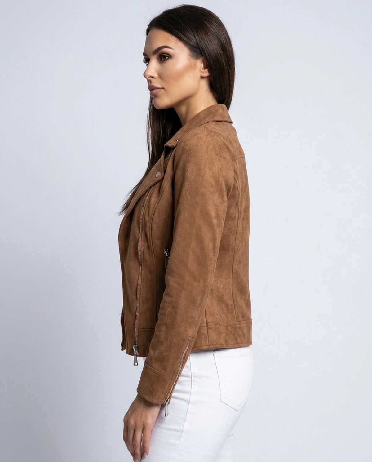 Sicilia Coat — Brown | SKU: SD-12038-brown-XS,SD-12038-brown-S,SD-12038-brown-M,SD-12038-brown-L,SD-12038-brown-XL,SD-12038-brown-2XL