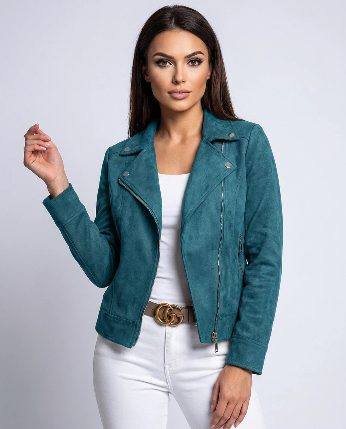 Sicilia Coat — Lake Blue