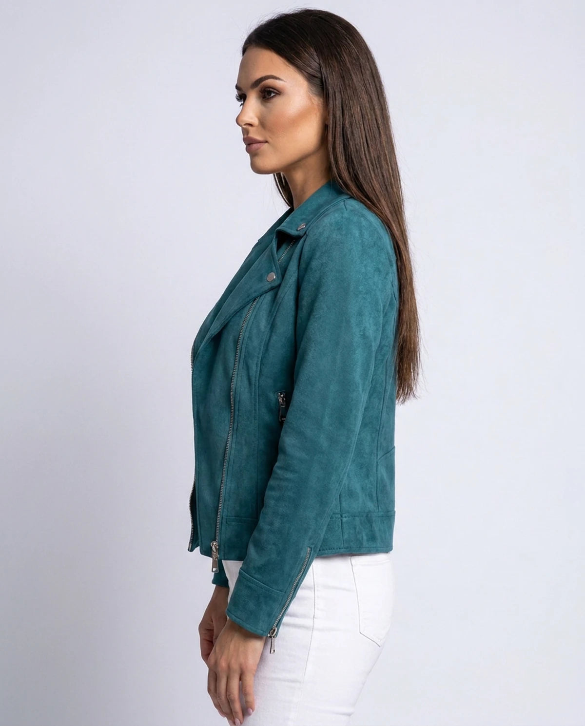 Sicilia Coat — Lake Blue | SKU: SD-12038-lakeblue-XS,SD-12038-lakeblue-S,SD-12038-lakeblue-M,SD-12038-lakeblue-L,SD-12038-lakeblue-XL,SD-12038-lakeblue-2XL