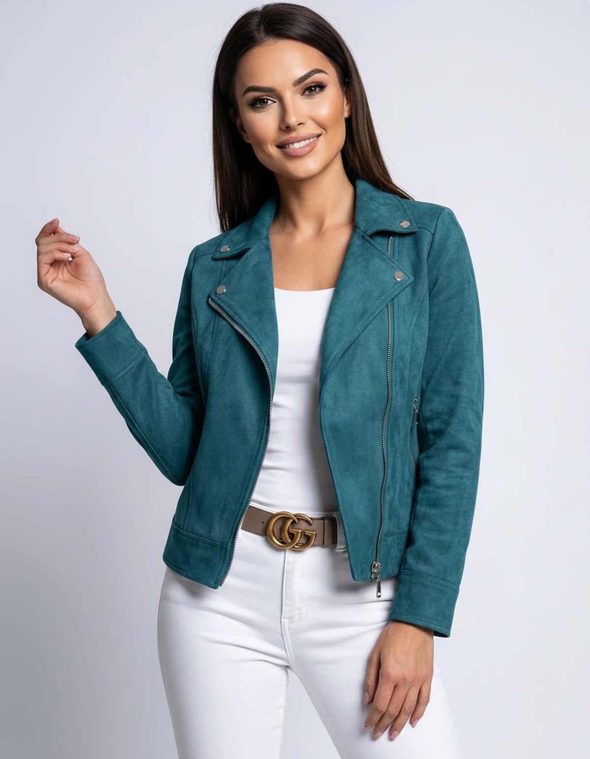 Sicilia Coat — Lake Blue | SKU: SD-12038-lakeblue-XS,SD-12038-lakeblue-S,SD-12038-lakeblue-M,SD-12038-lakeblue-L,SD-12038-lakeblue-XL,SD-12038-lakeblue-2XL