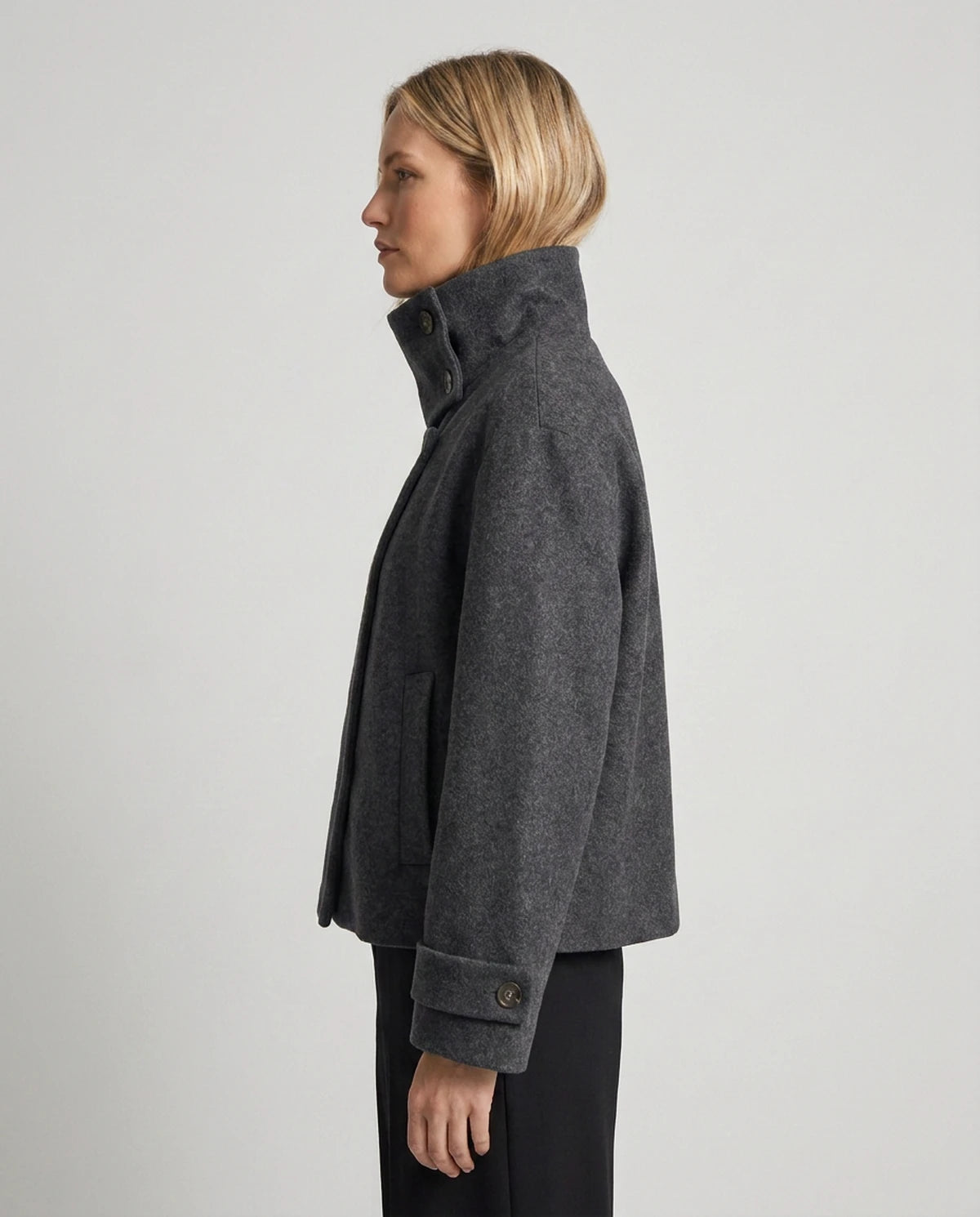 Sidonie Coat — Gray | SKU: SD-11311-gray-XS,SD-11311-gray-S,SD-11311-gray-M,SD-11311-gray-L