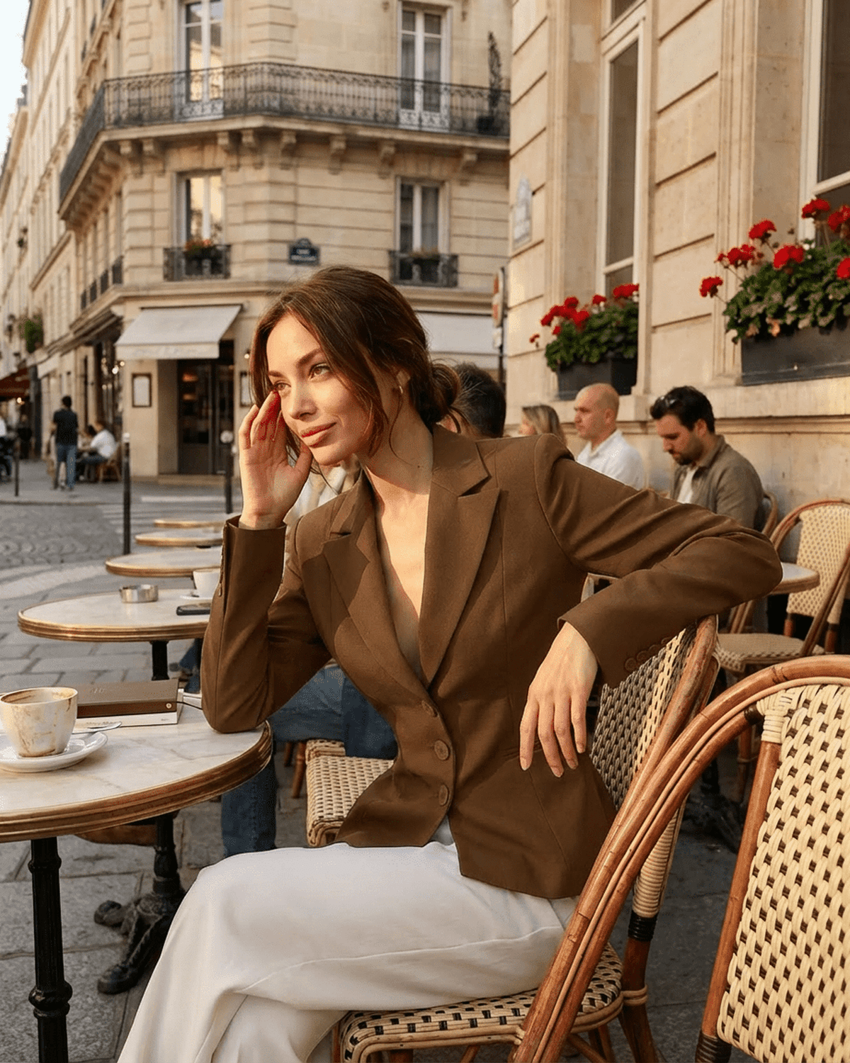 Sienna Blazer by SLIMONA, a fitted waist tailored silhouette perfect for modern workwear.